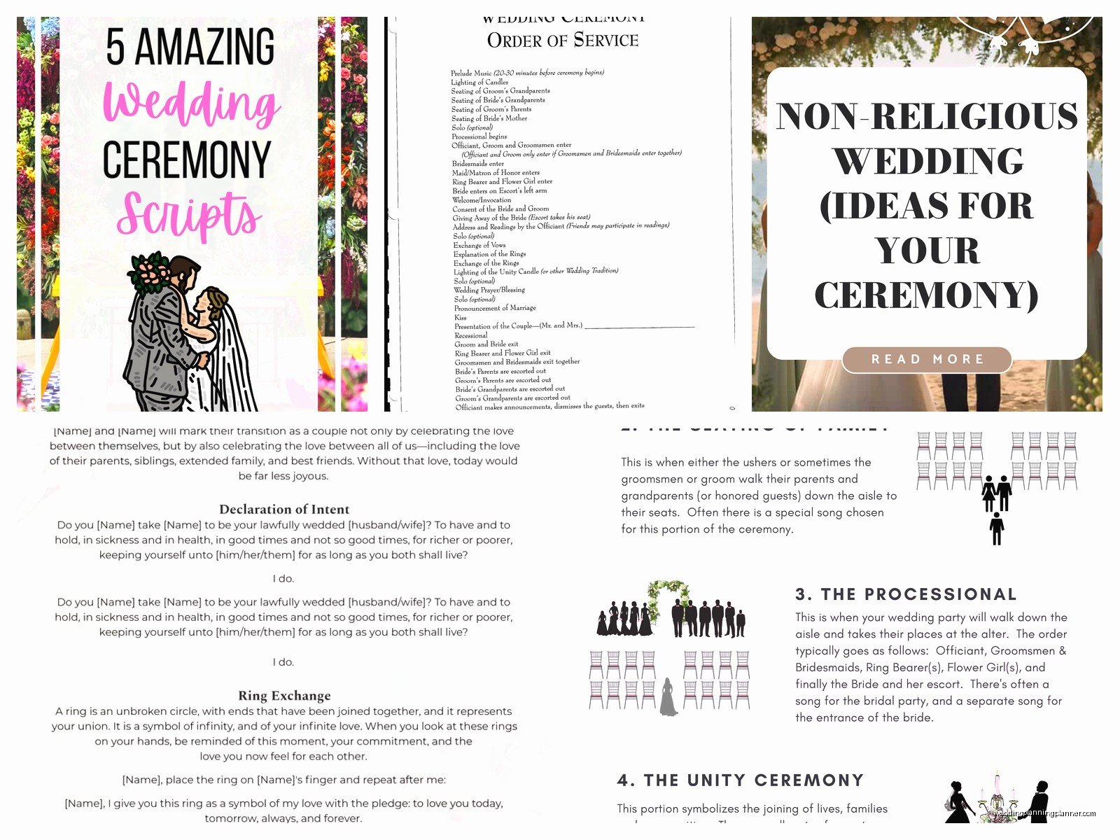 Wedding Ceremony Examples: Sample Ideas & Examples