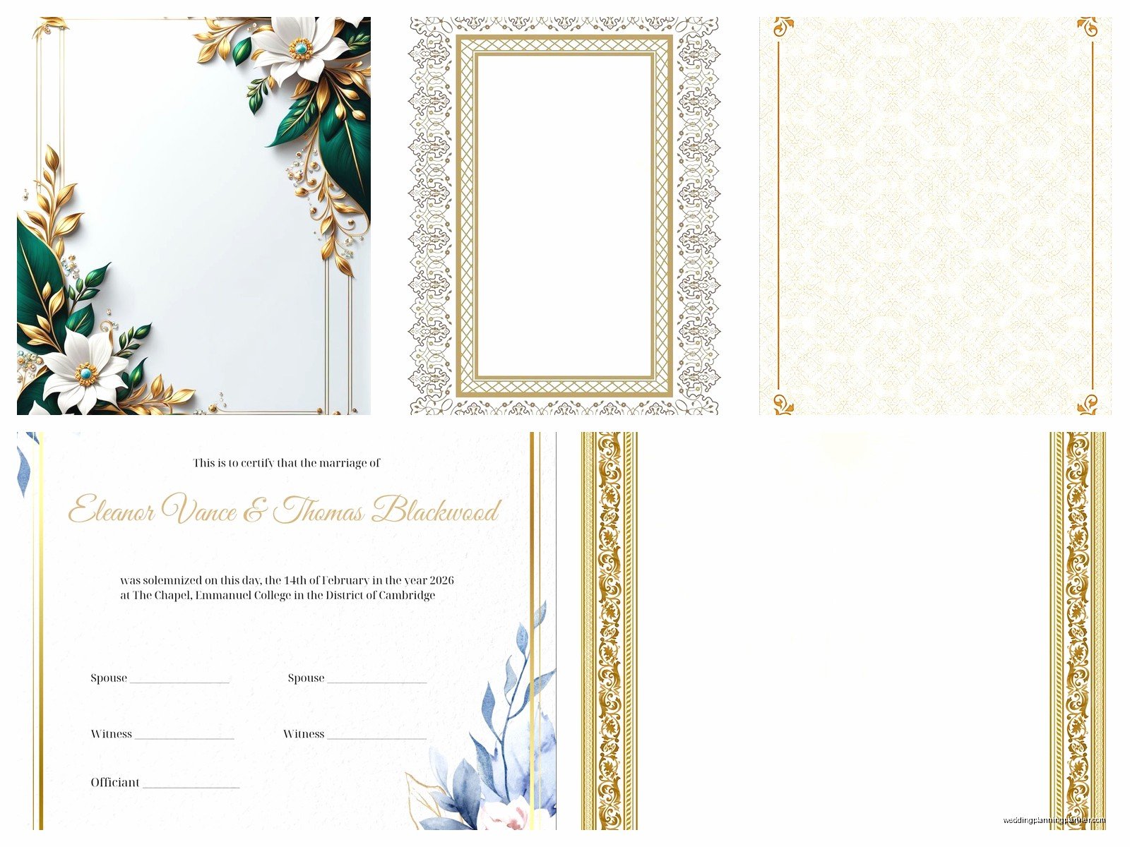 Wedding Certificate Design: Complete Guide