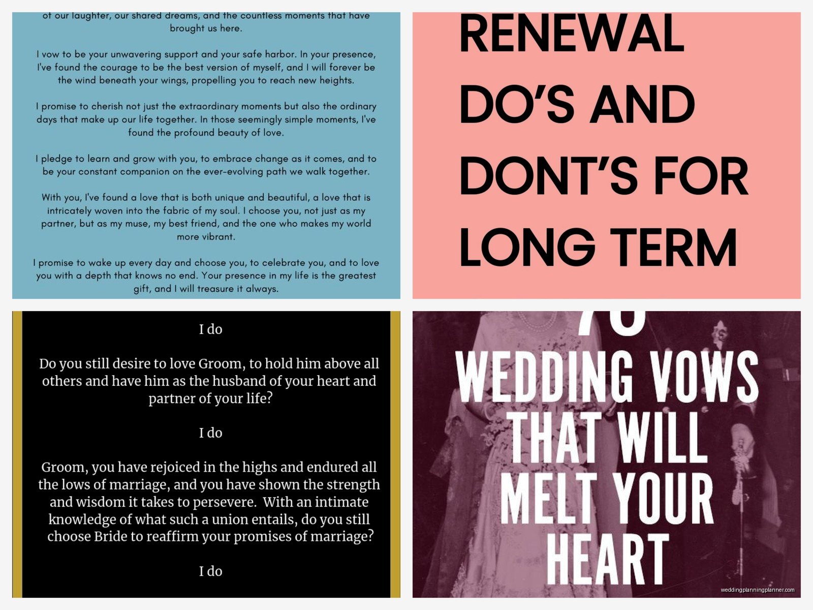 Wedding Renewal Vows Examples: Sample Ideas & Examples