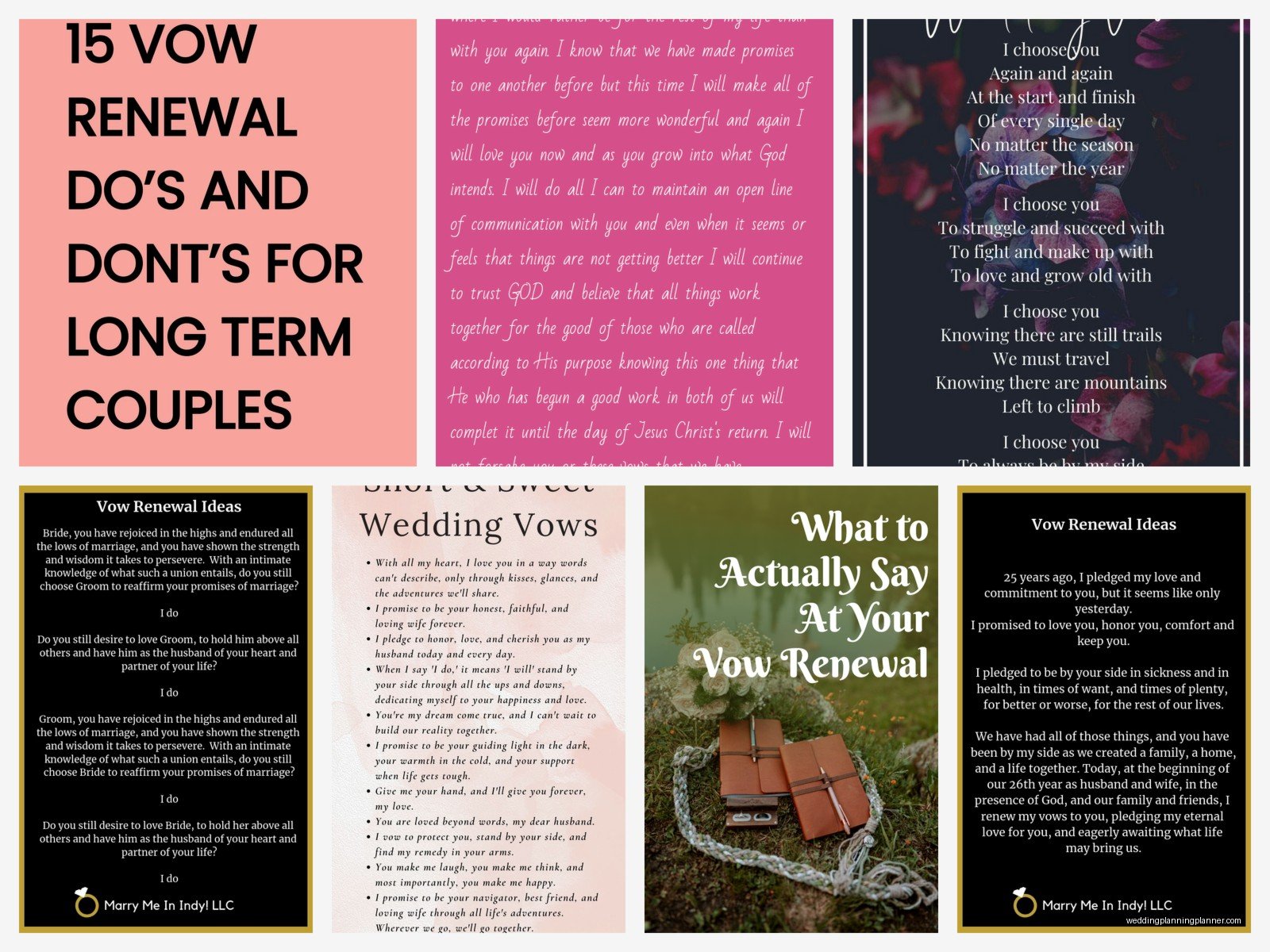 Wedding Renewal Vows Examples: Sample Ideas & Examples