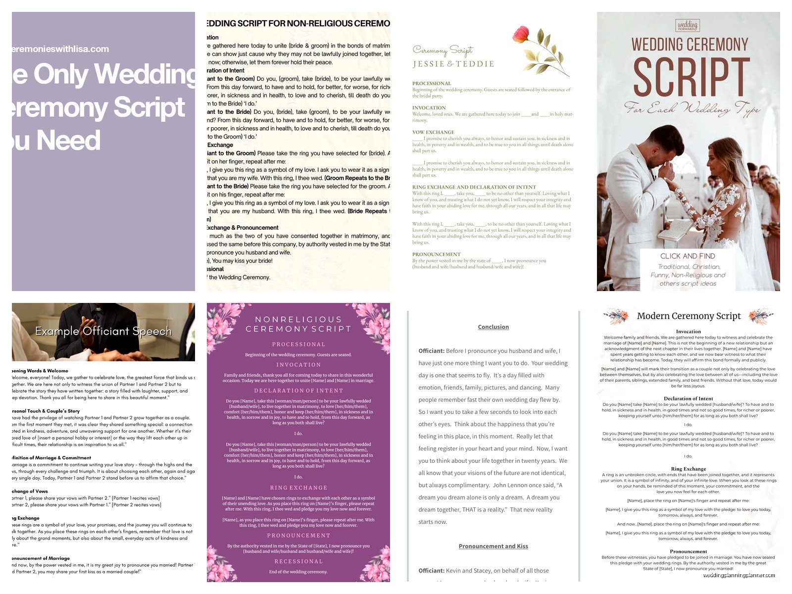 Wedding Script Examples: Sample Ideas & Examples