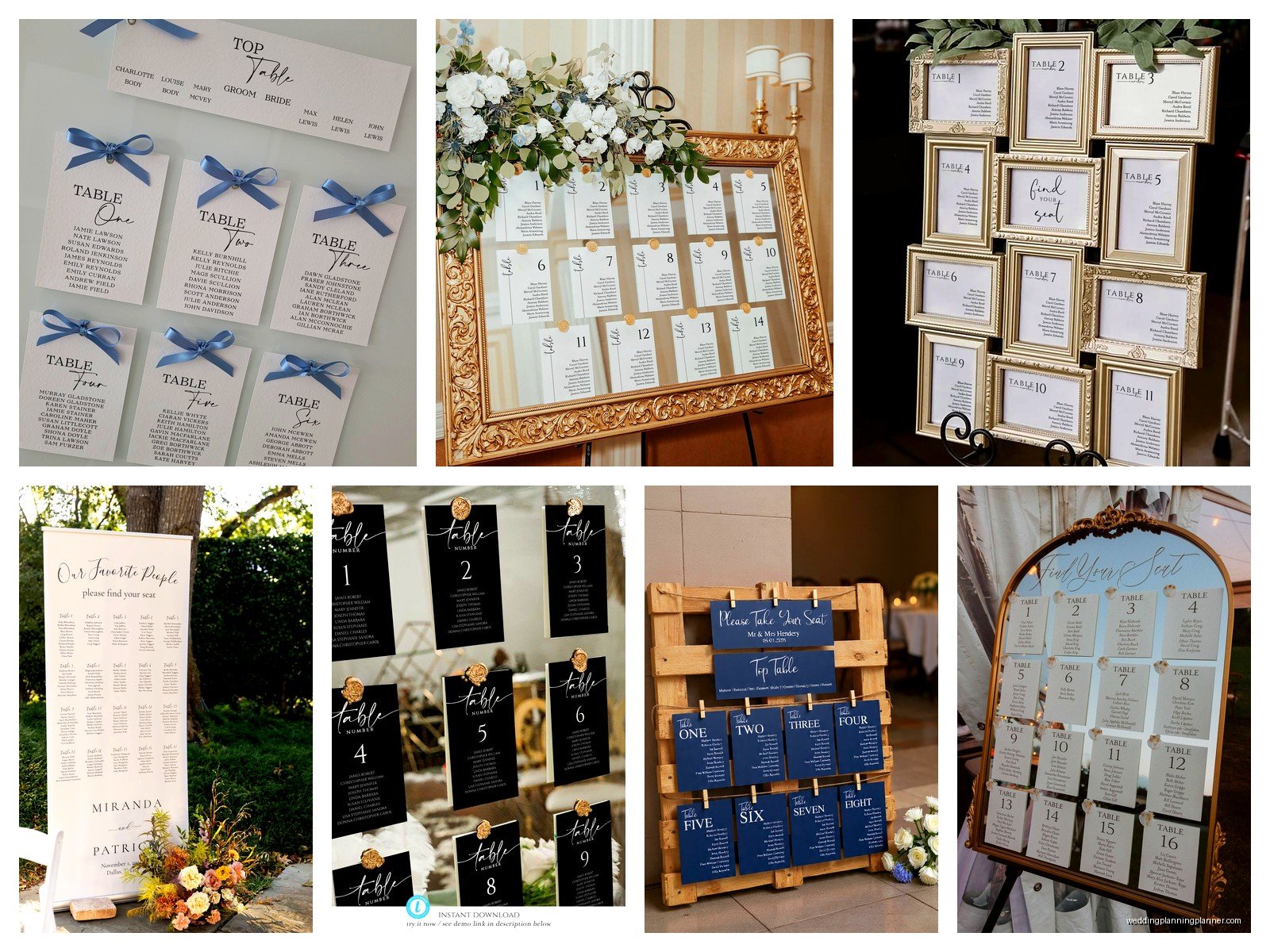 Wedding Table Plan: Seating Chart Layout Guide