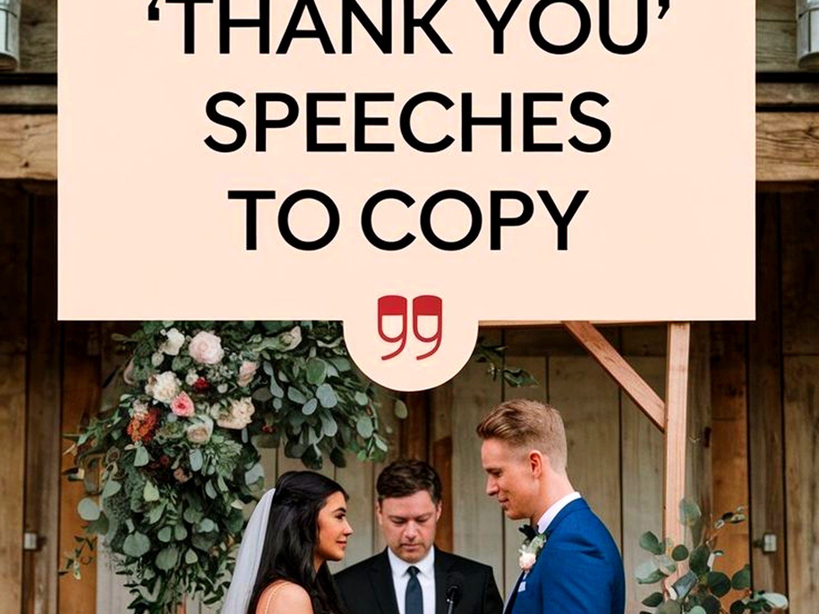 Wedding Thank You Speech Sample: Sample Ideas & Examples
