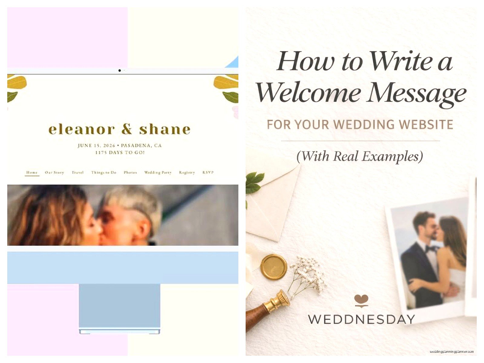Wedding Website Welcome Message Examples: Sample Ideas & Examples