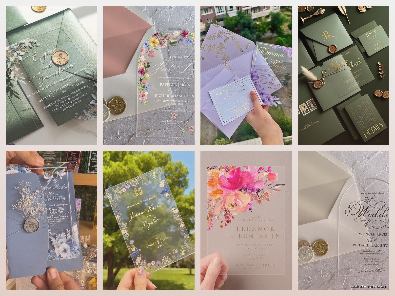 Acrylic Invitations: Clear Modern Statement Designs