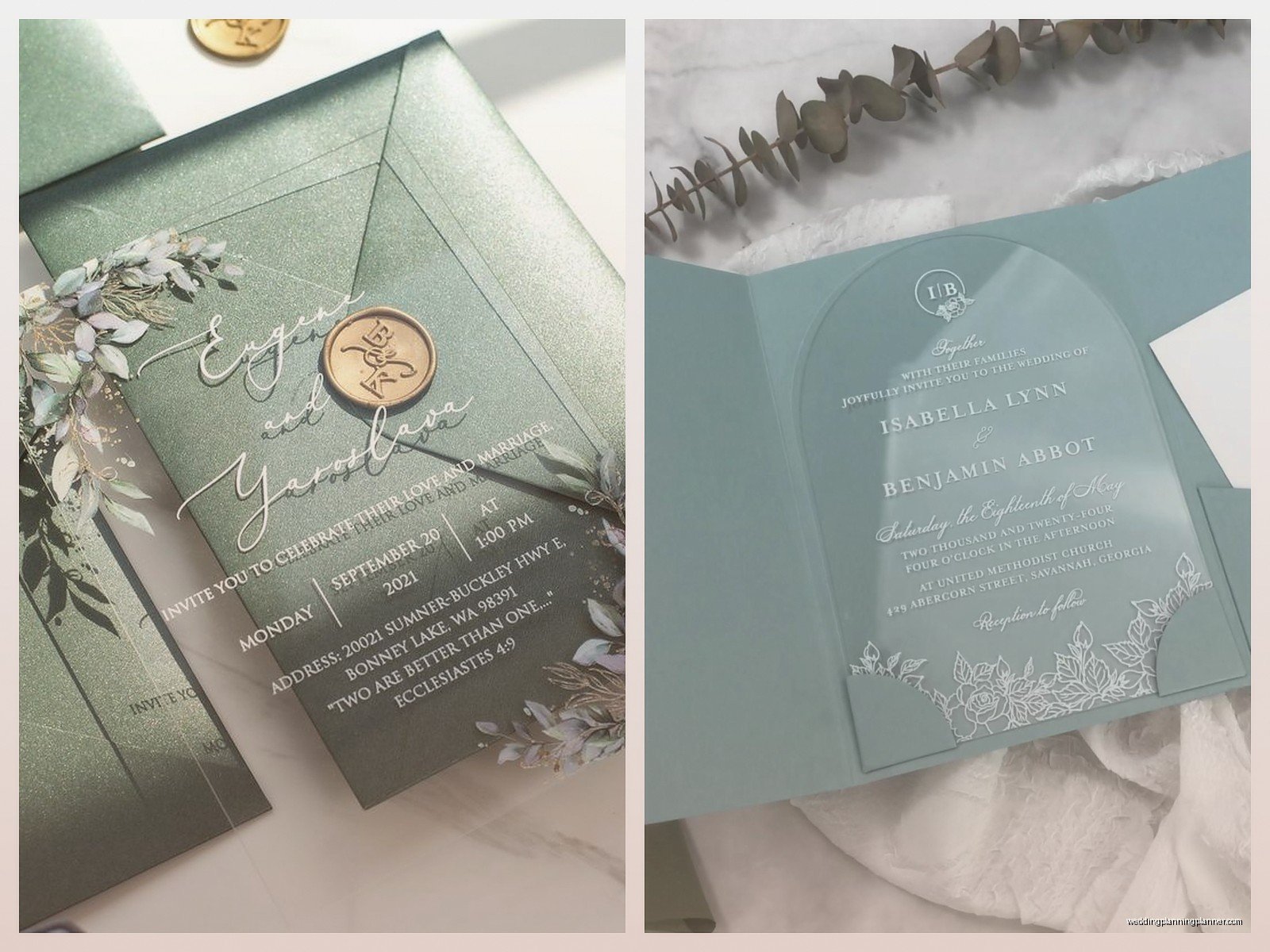 Acrylic Invitations: Clear Modern Statement Designs