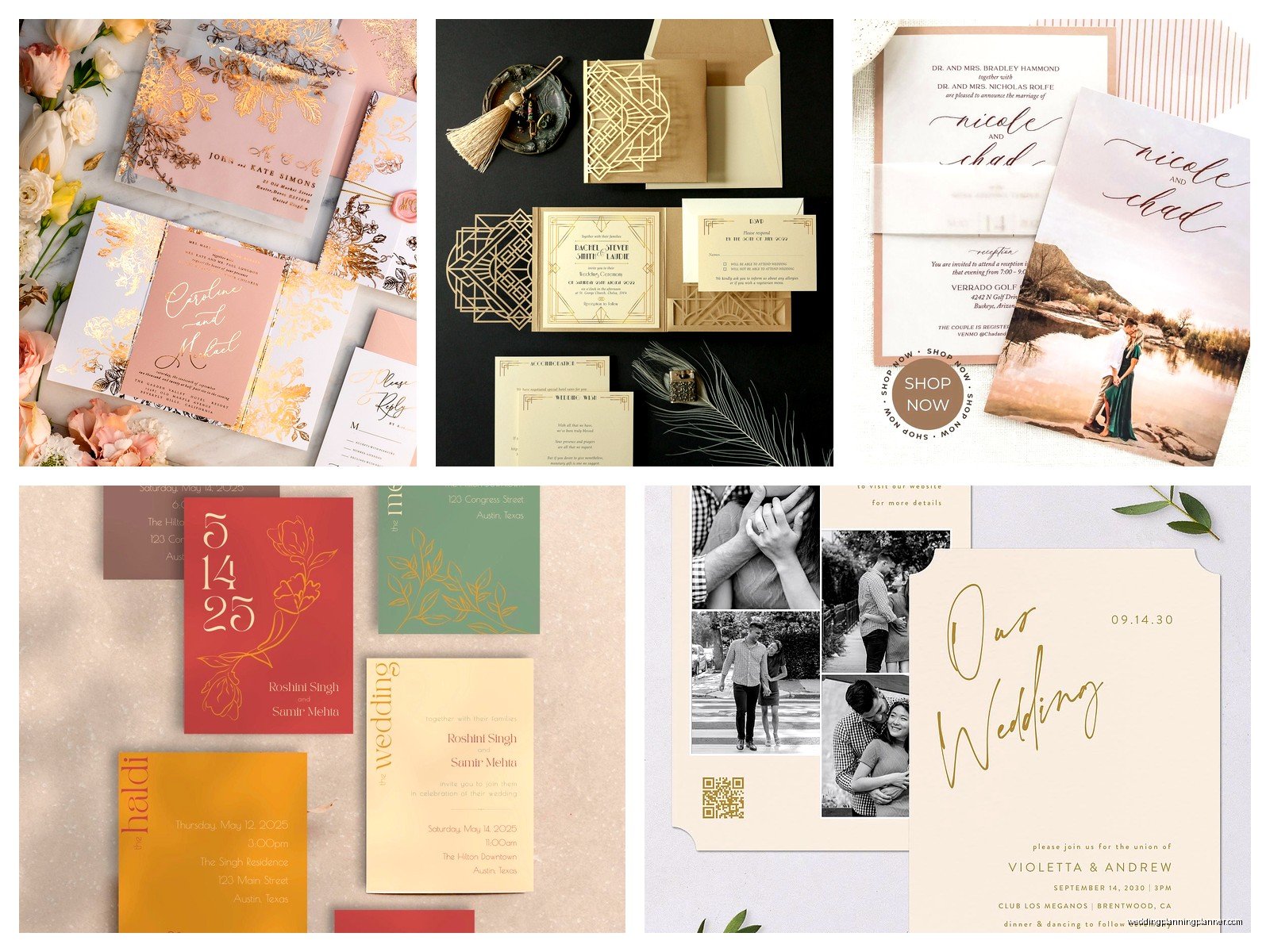 All in One Invitations: Complete Suite Single Mailing