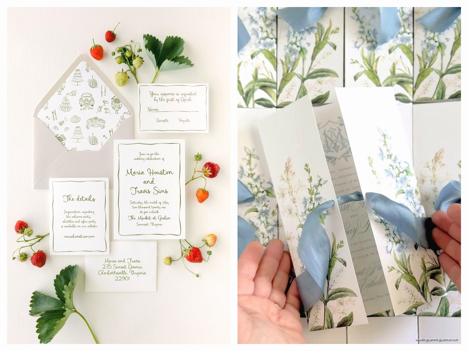 Bespoke Wedding Invitations: Custom Handcrafted Designs
