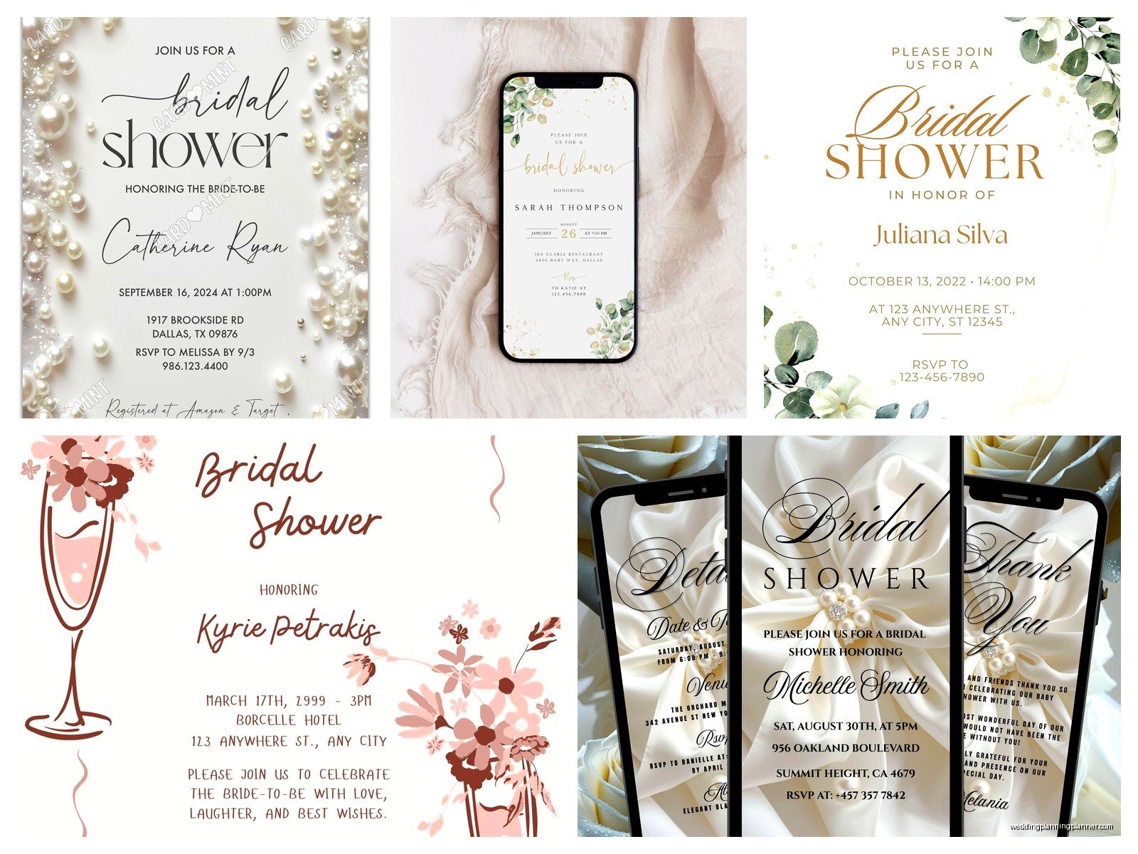 Bridal Shower Evite: Digital Party Invitation Options