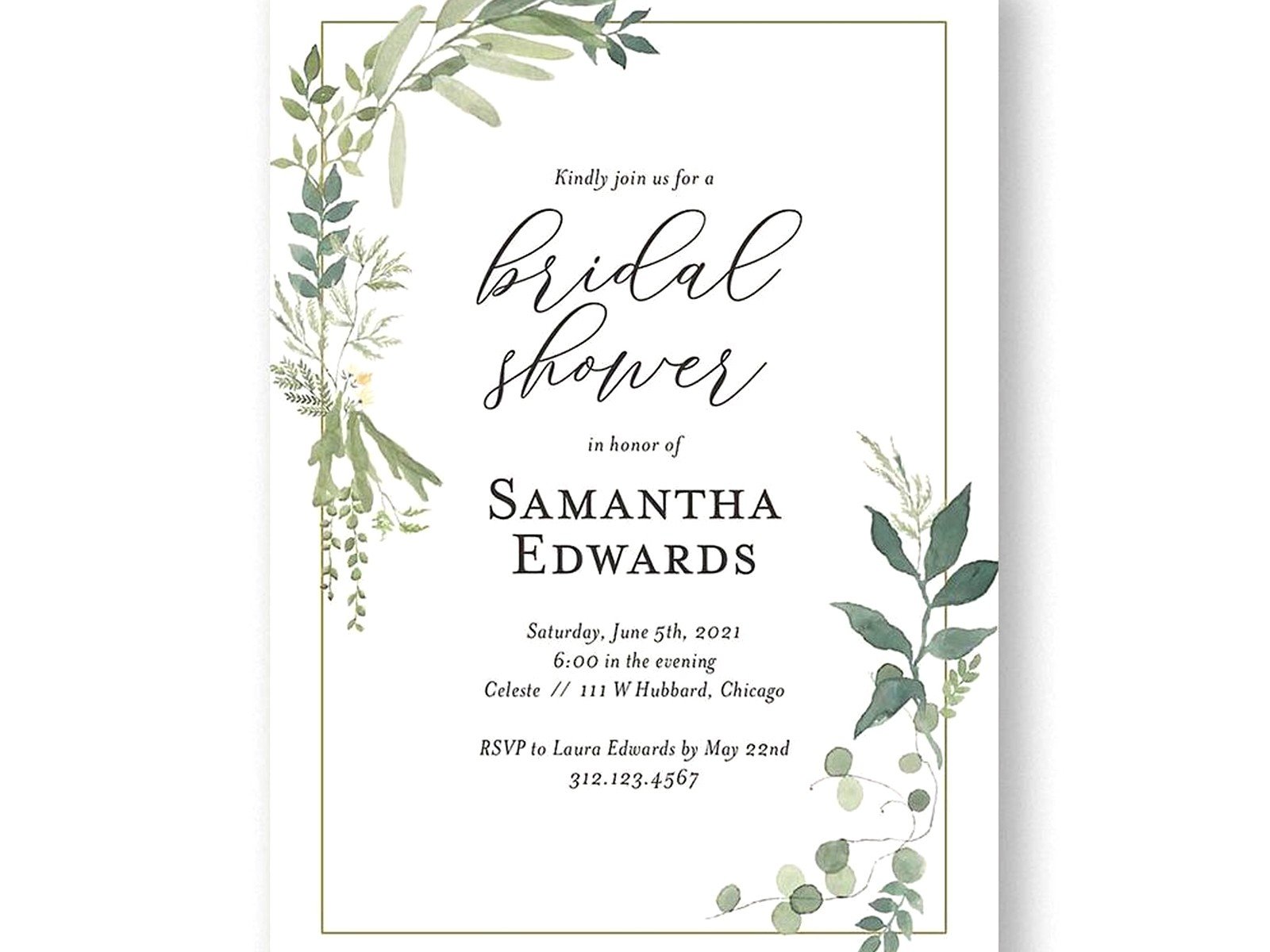 Bridal Shower Invitation: Design & Wording Etiquette