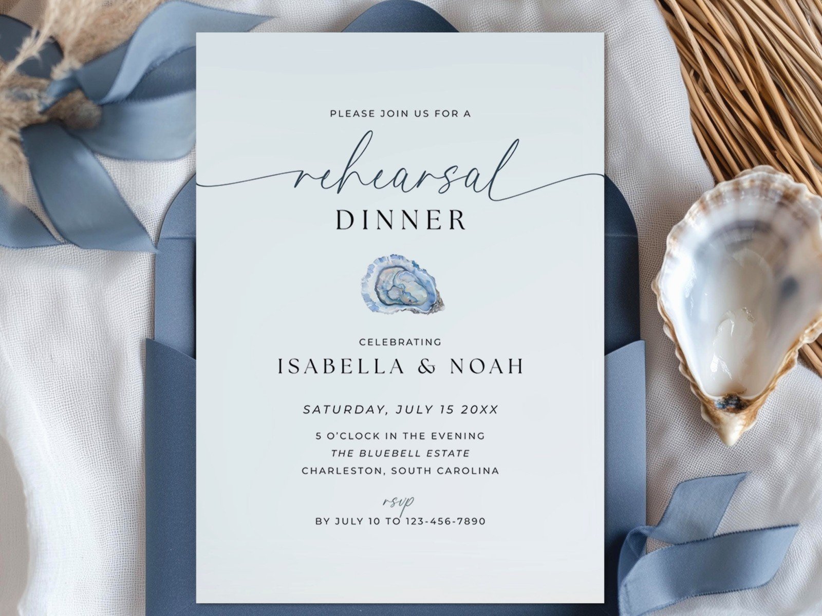 Digital Rehearsal Dinner Invitations: E-Invite Pre-Wedding