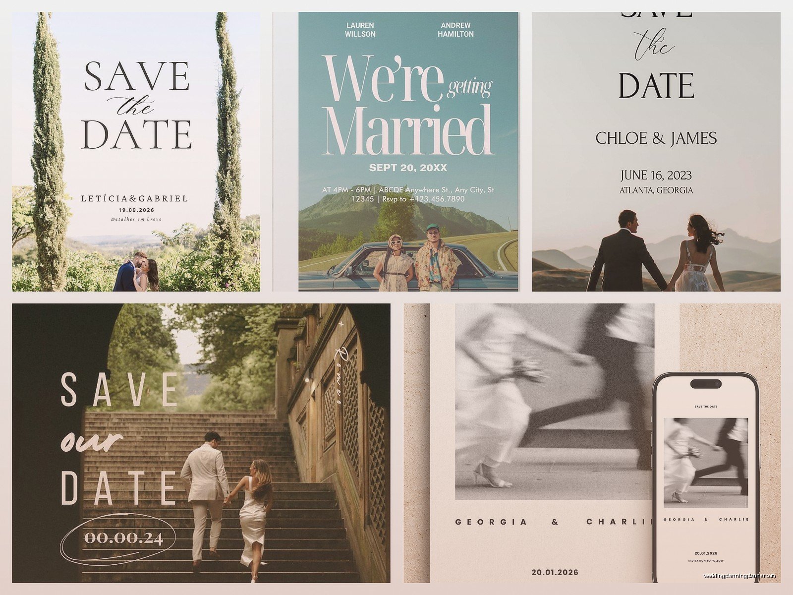 Digital Save the Date Wedding: Electronic Announcements