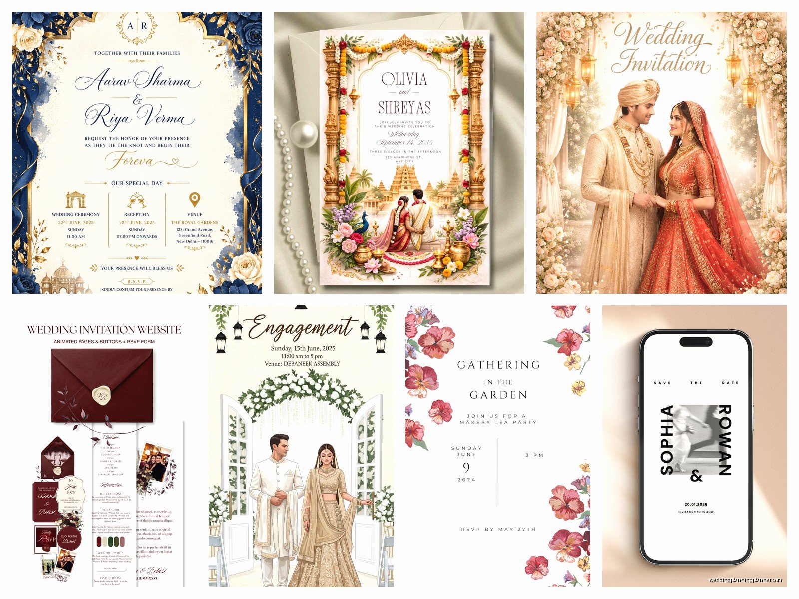 Digital Wedding Card: Electronic Invitation Designs