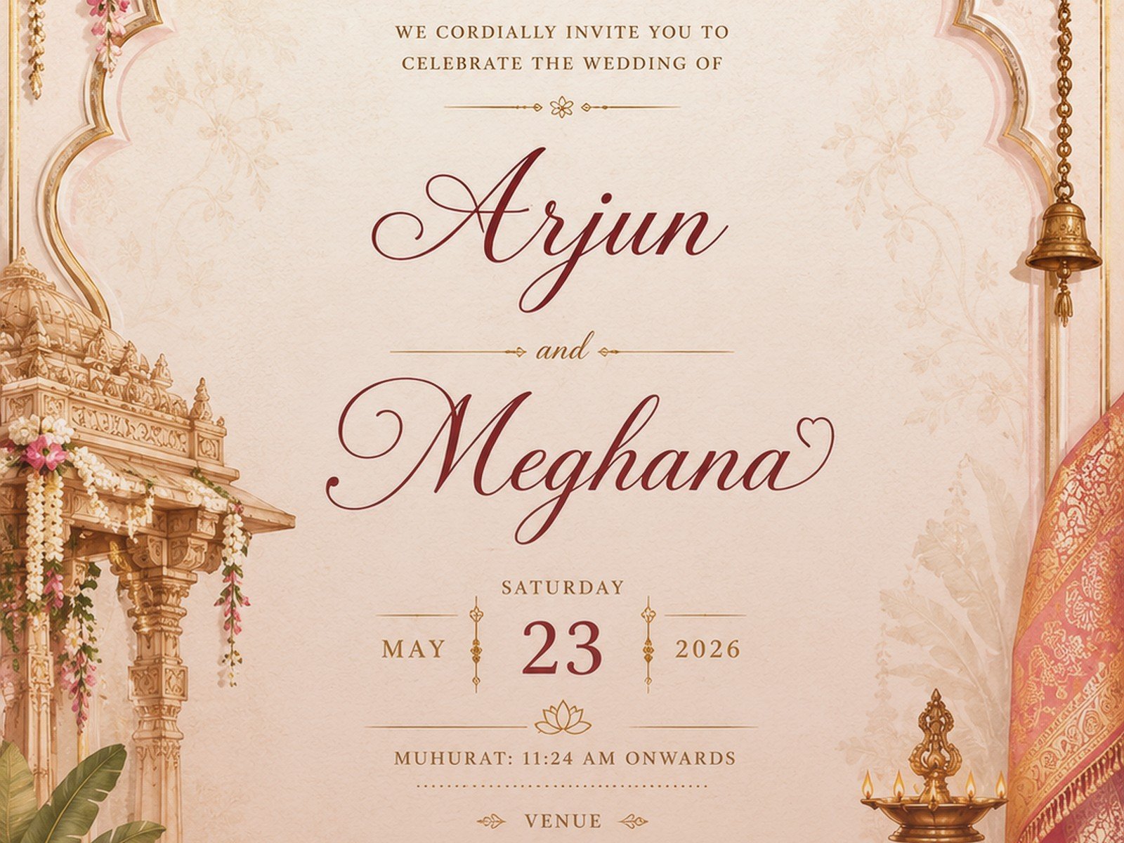 E-Invitation Card for Wedding: Digital Design Options