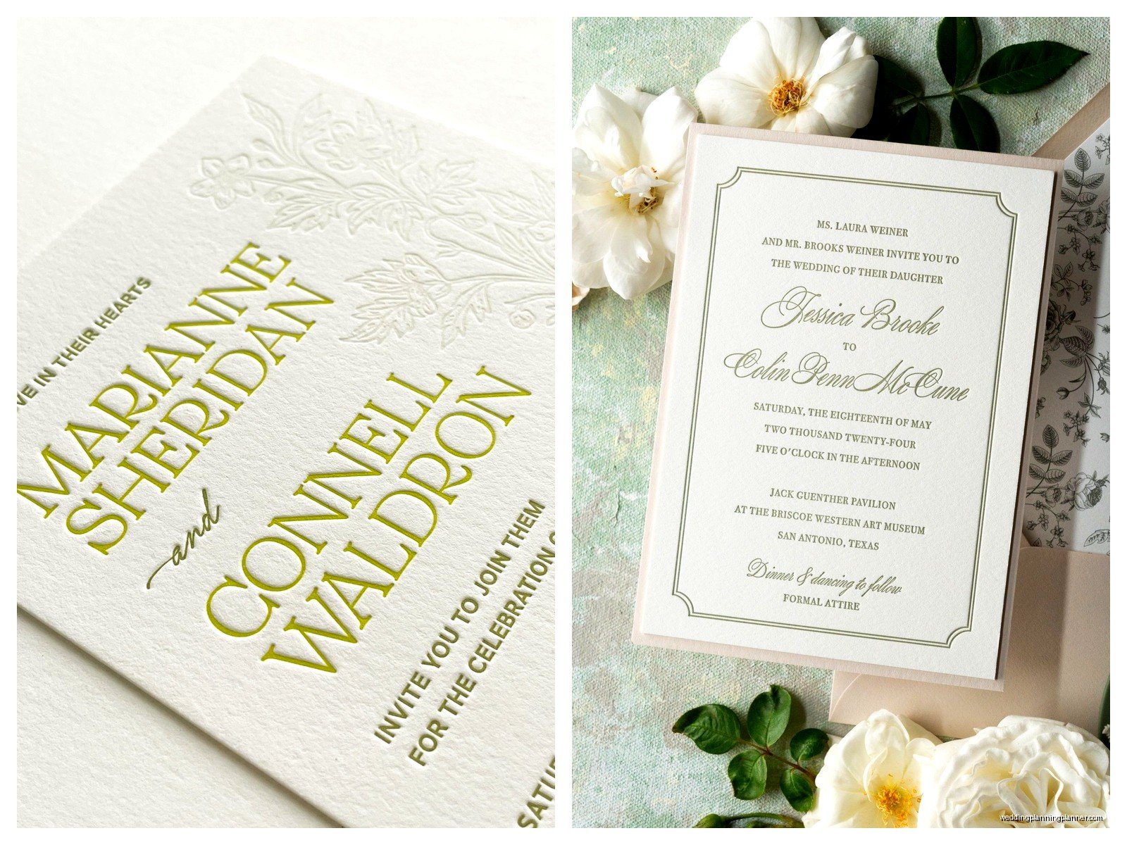 Letterpress Invitations: Classic Pressed Printing Technique