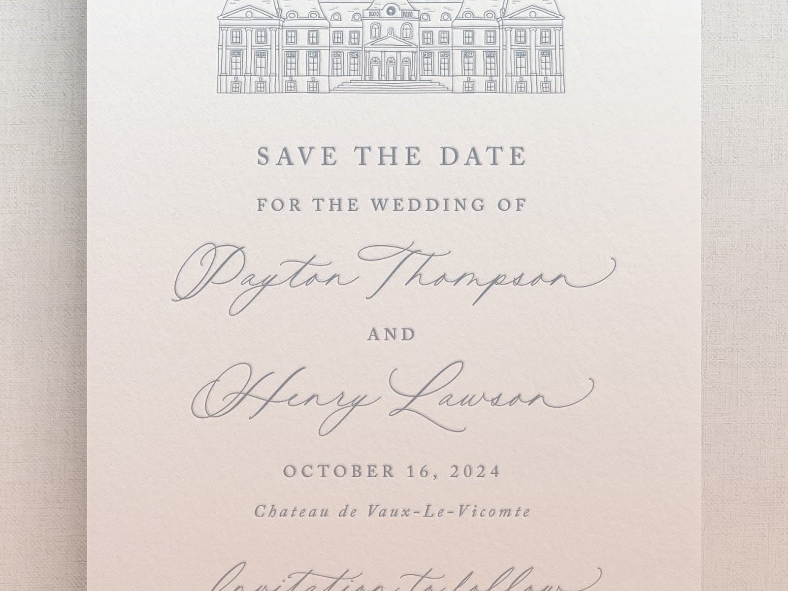 Letterpress Save the Dates: Classic Printed Announcements