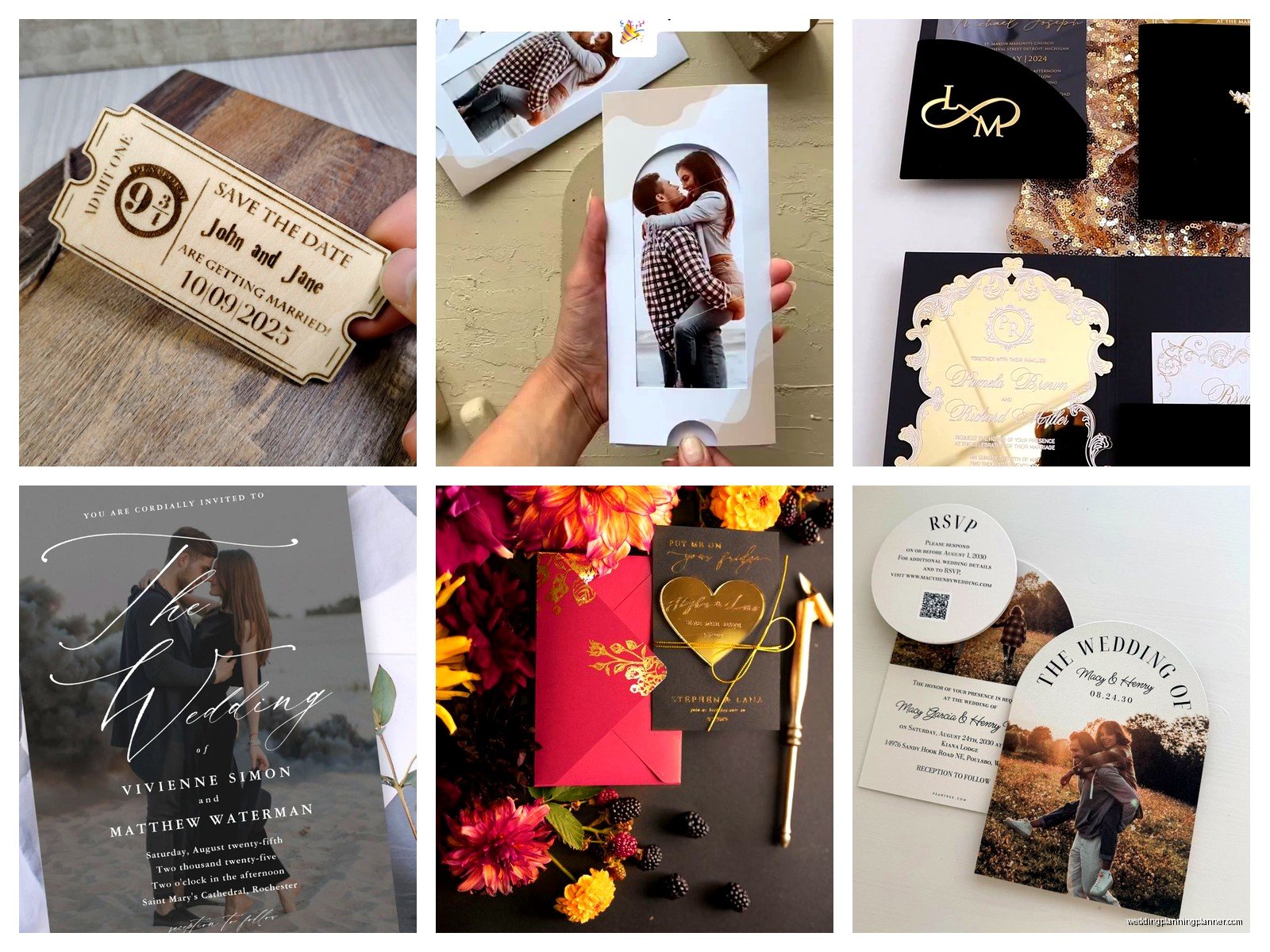 Magnet Wedding Invitations: Refrigerator Save the Dates