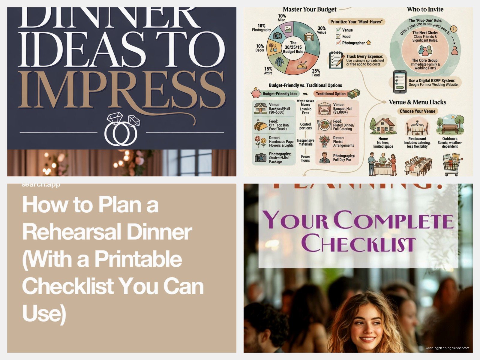 Planning A Rehearsal Dinner: Complete Guide