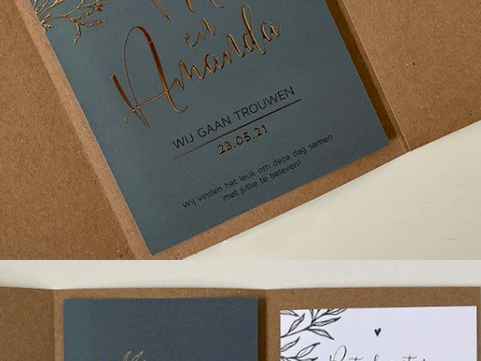 Pocketfold Wedding Invitations: Layered Pocket Style