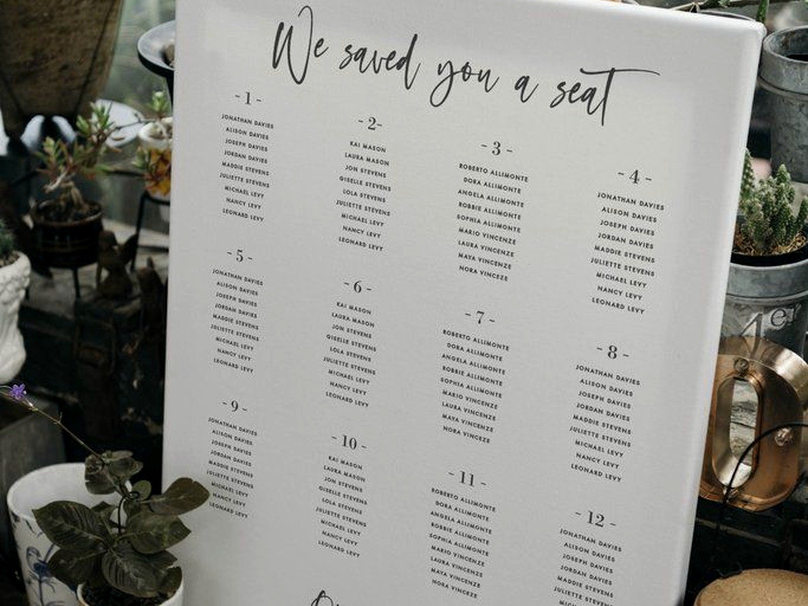 Print Seating Chart Wedding: Complete Guide