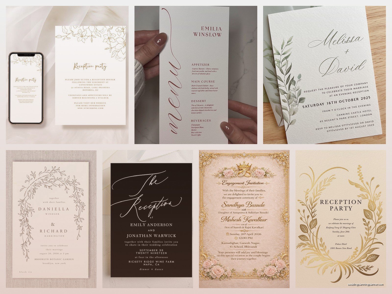 Reception Card: Post-Ceremony Party Details Insert