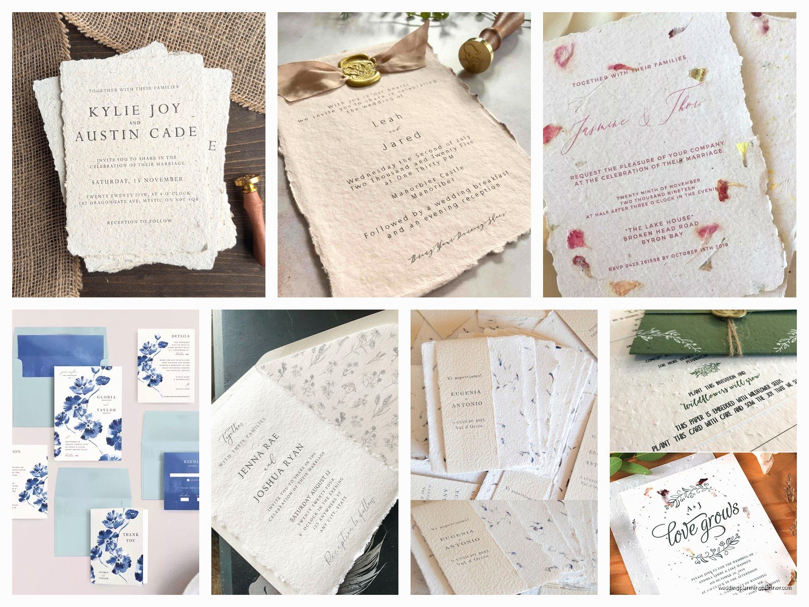 Recycled Paper Wedding Invitations: Eco-Conscious Options