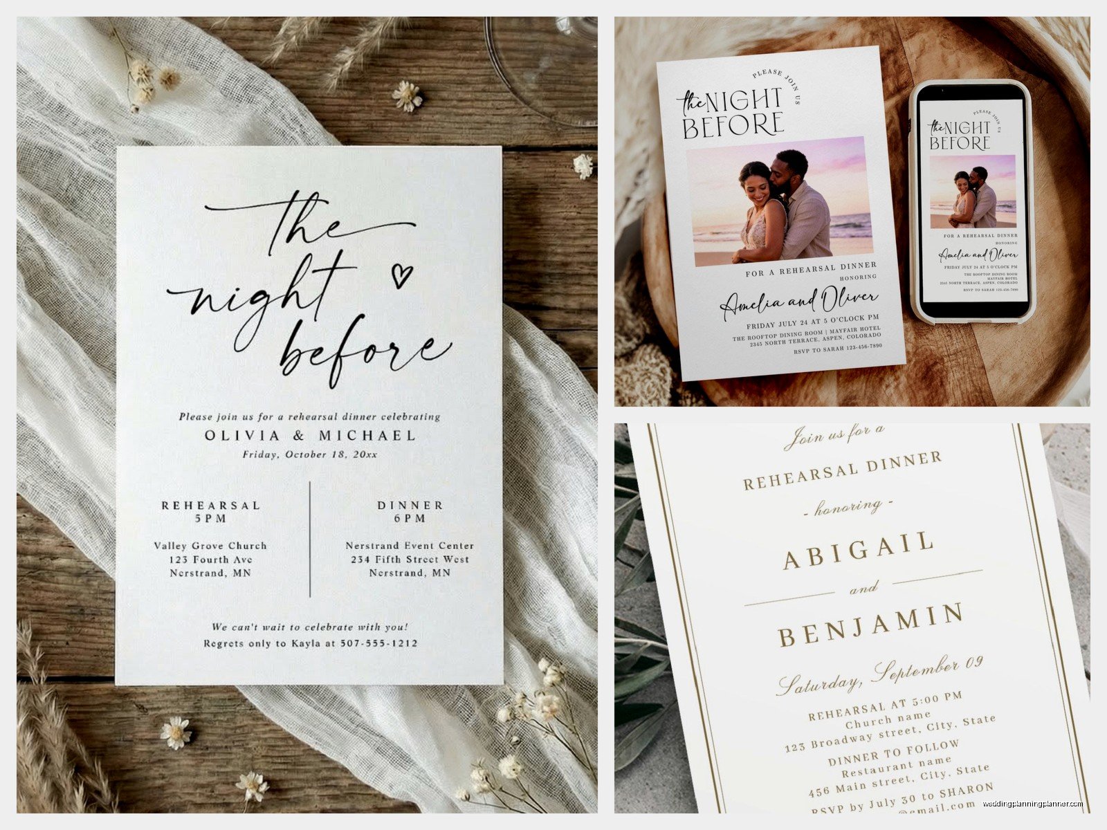 Rehearsal Dinner Evite: Digital Pre-Wedding Party Invites