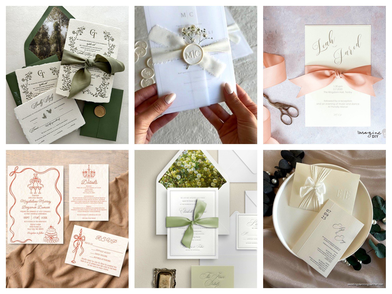 Ribbon for Wedding Invitations: Decorative Tie Embellishment