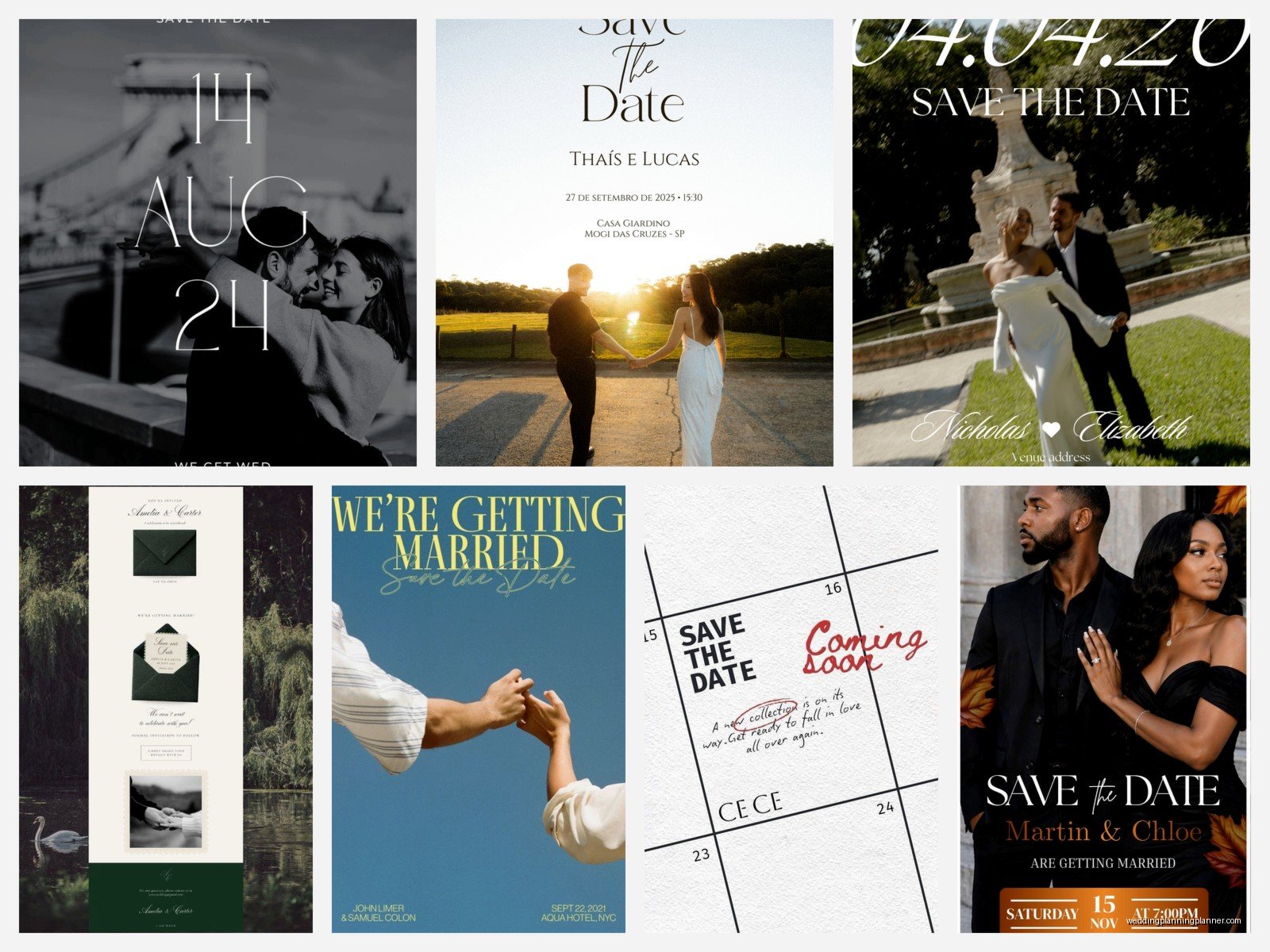 Save the Date Wedding Website: Event Site Announcement