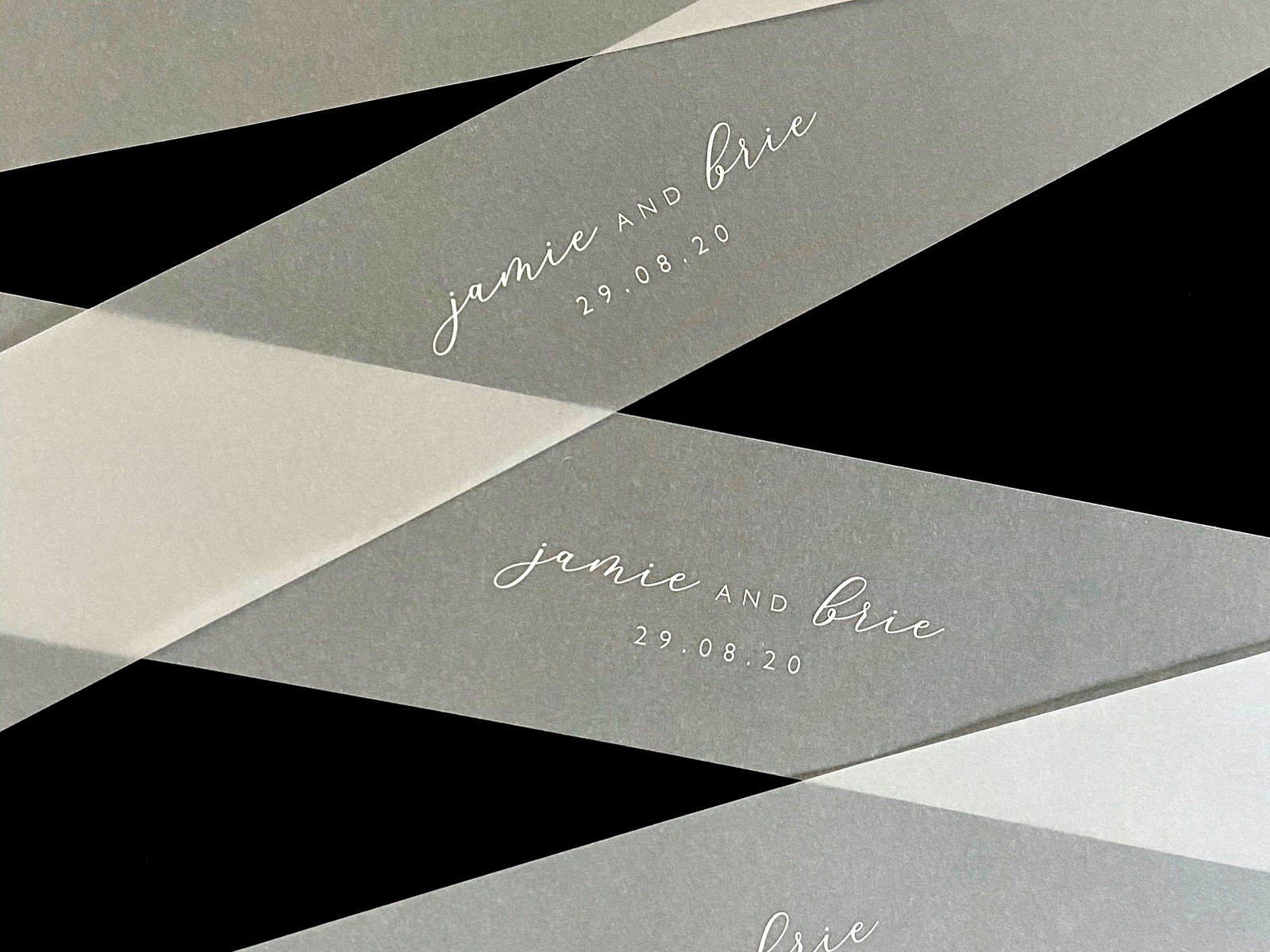 Vellum Belly Band: Translucent Invitation Wrap Design