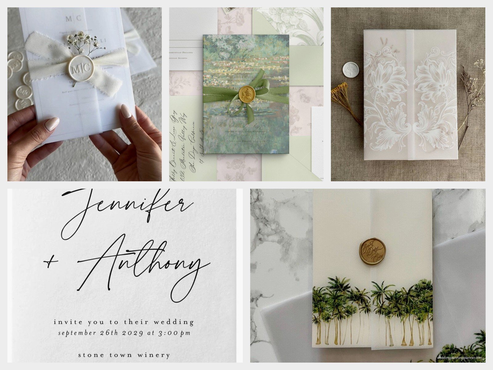 Vellum Invitation: Translucent Paper Overlay Designs