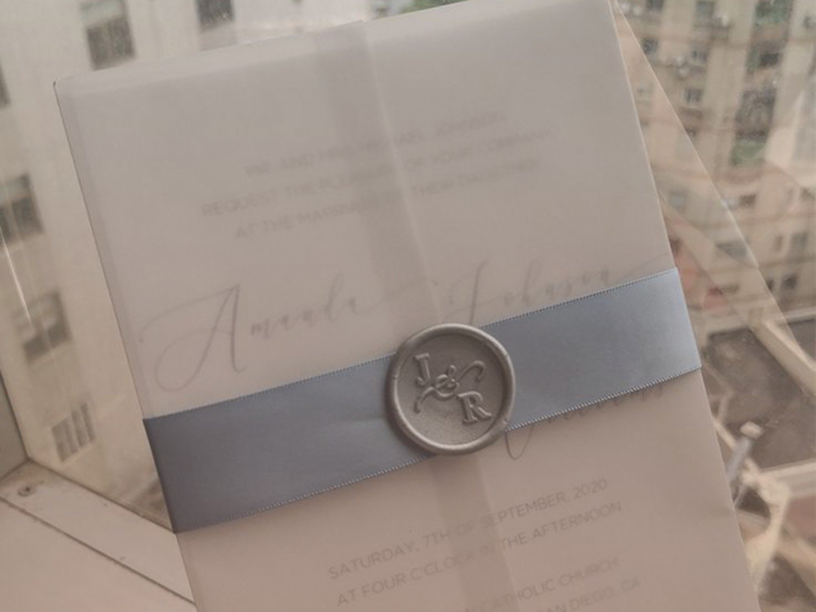 Vellum Overlay Wedding Invitations: Translucent Layer Designs
