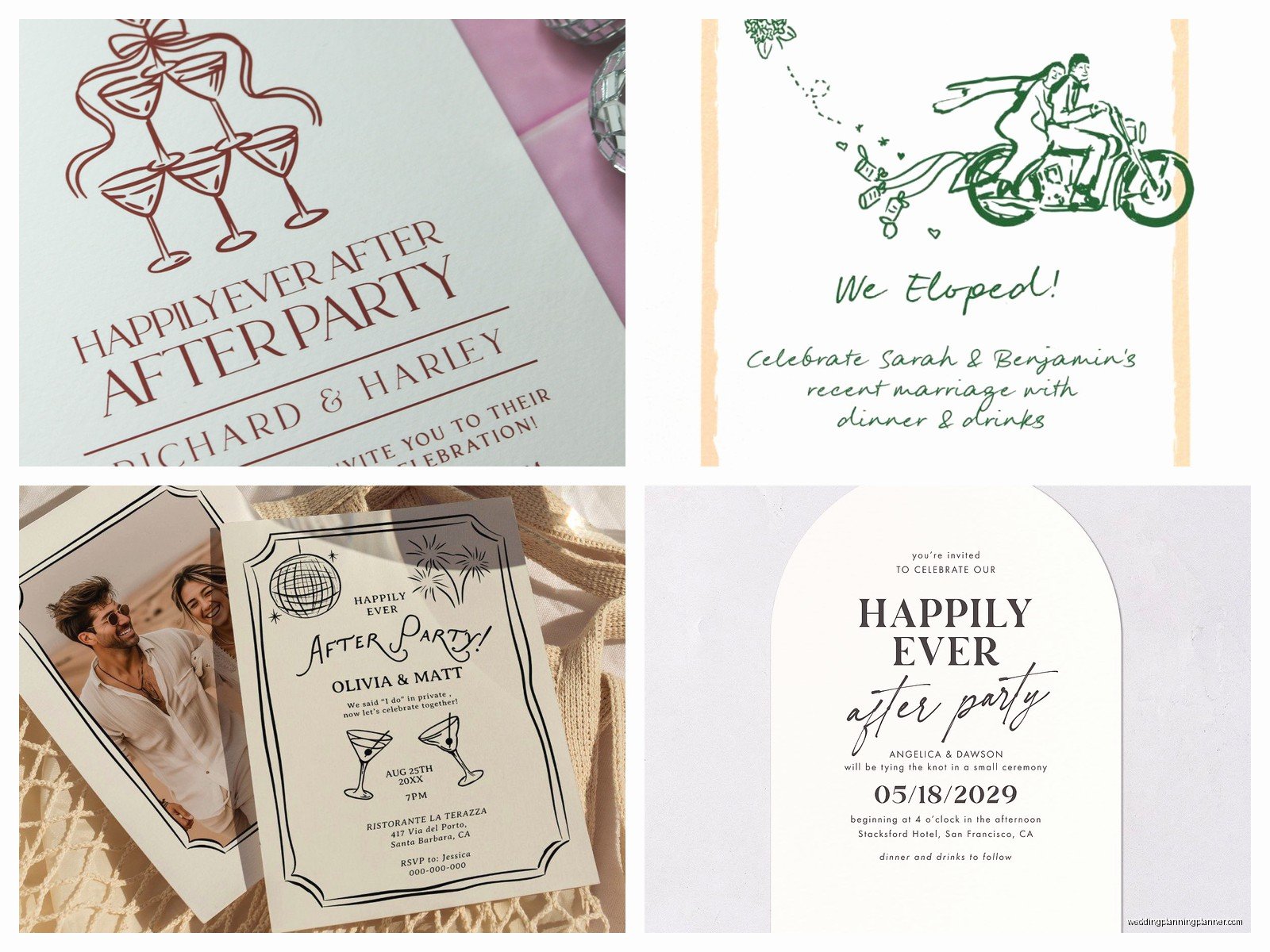 Wedding After Party Invitation: Late-Night Celebration Cards