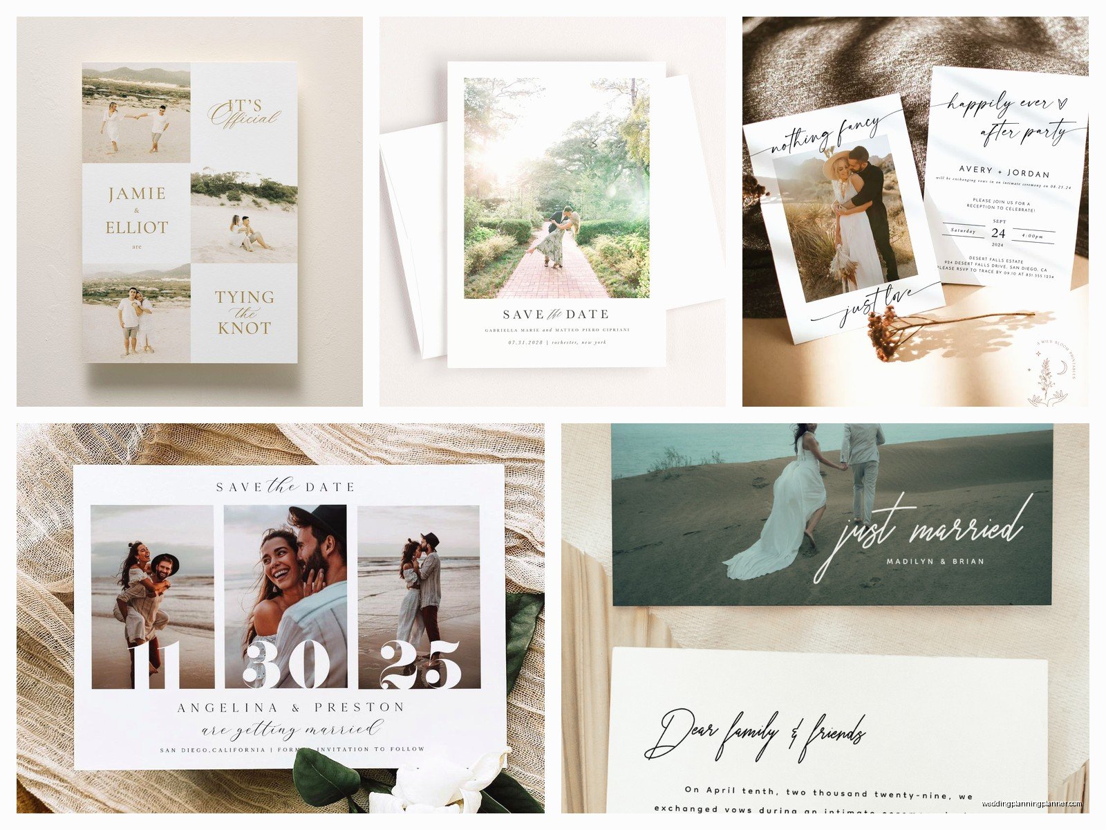 Wedding Announcement Cards: Post-Wedding Notification