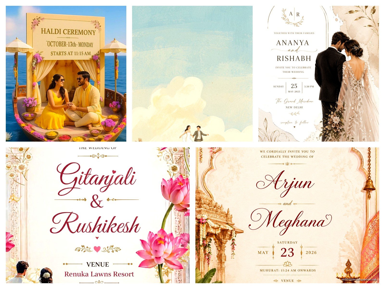 Wedding E-Card: Digital Electronic Invitation Designs