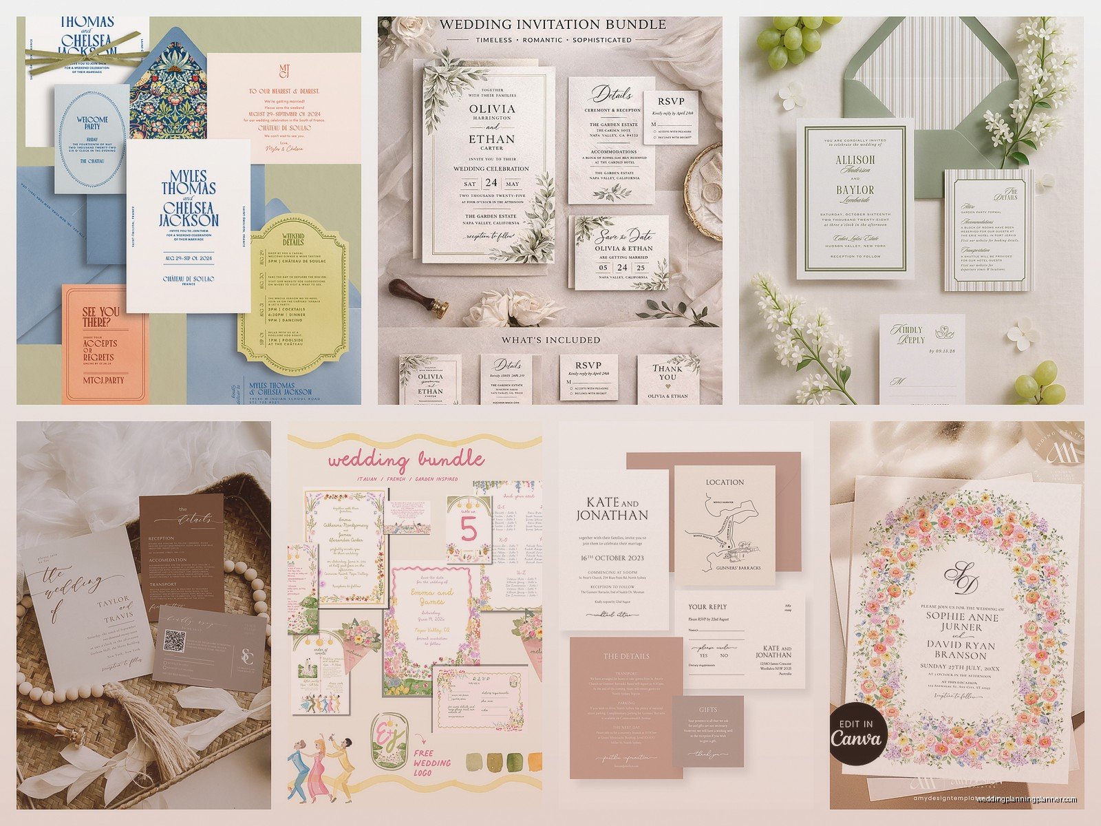 Wedding Invitation Bundles: Complete Package Deals