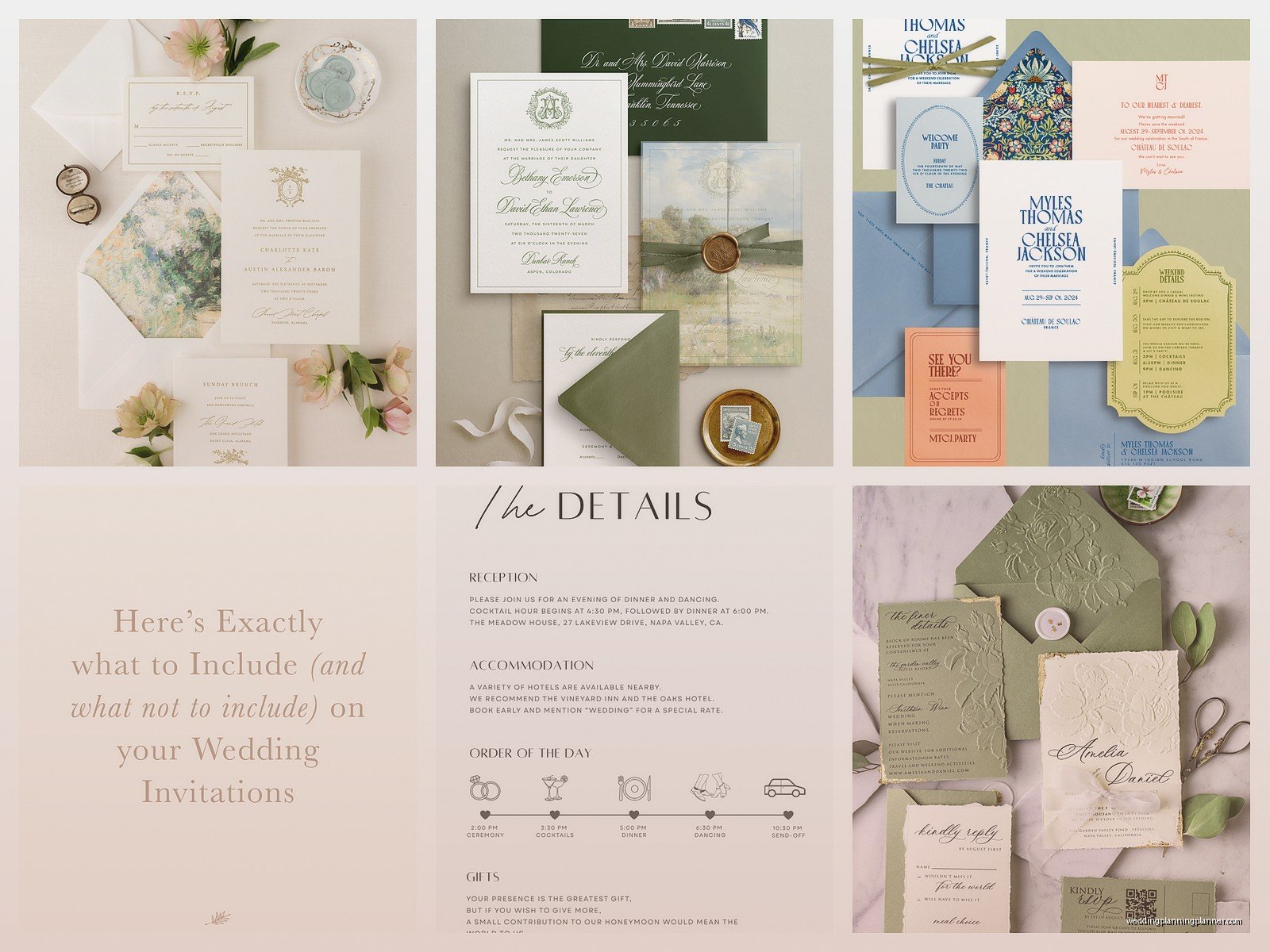 Wedding Invitation Details: Insert Card Information Guide