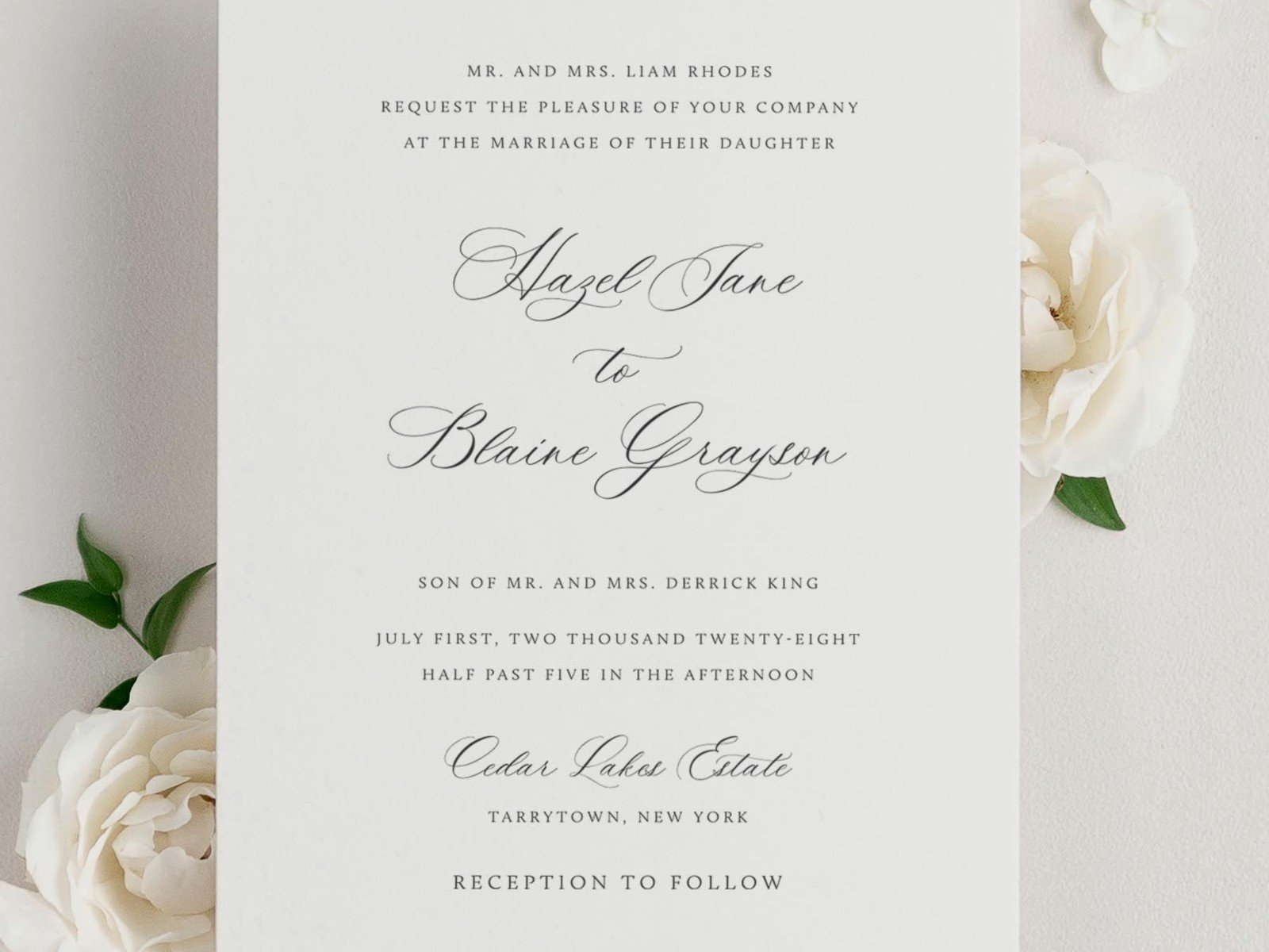 Wedding Invitation Details Card: Information Insert Guide