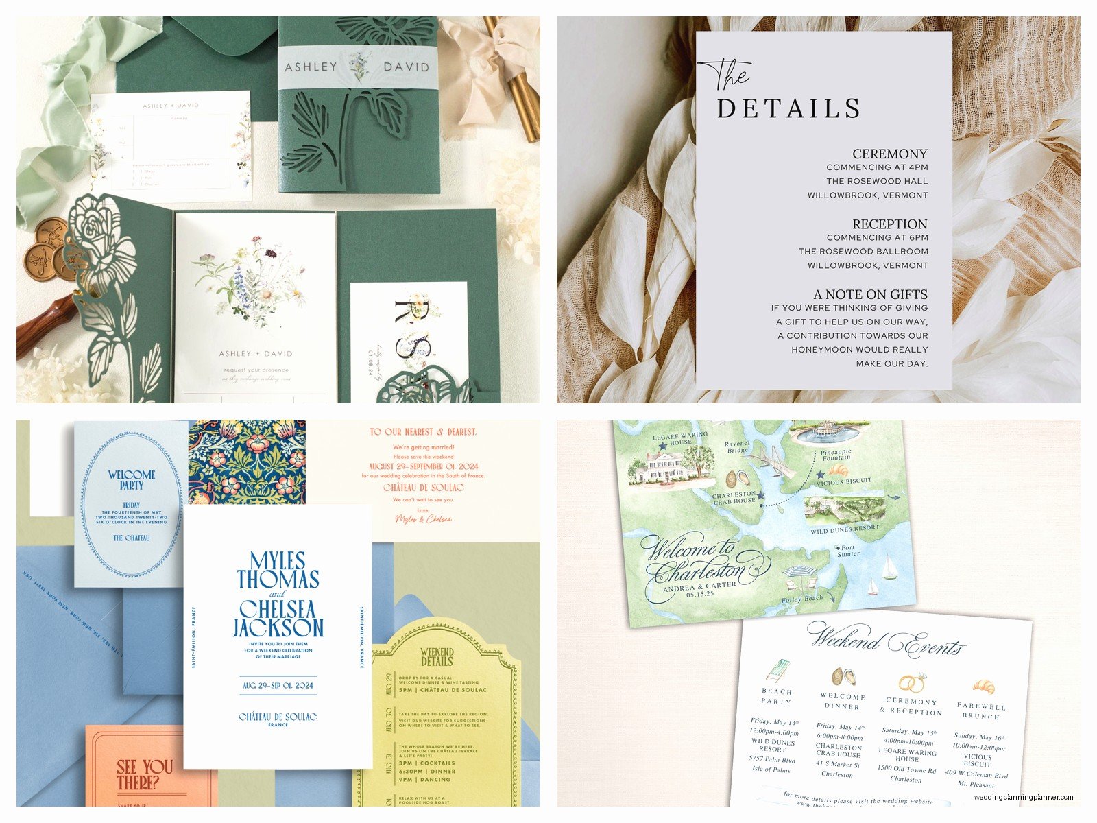 Wedding Invitation Inserts: Details Card Information