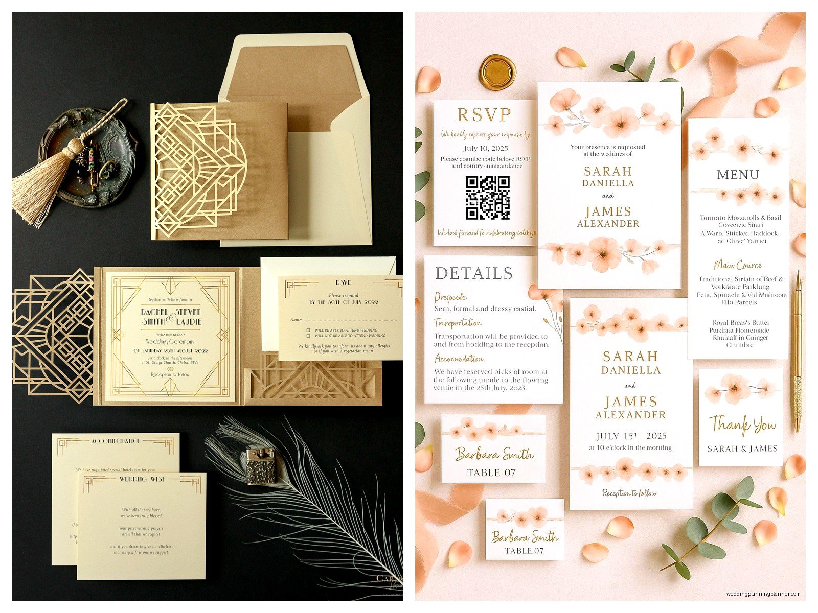 Wedding Invitation Packages: Complete Suite Deals