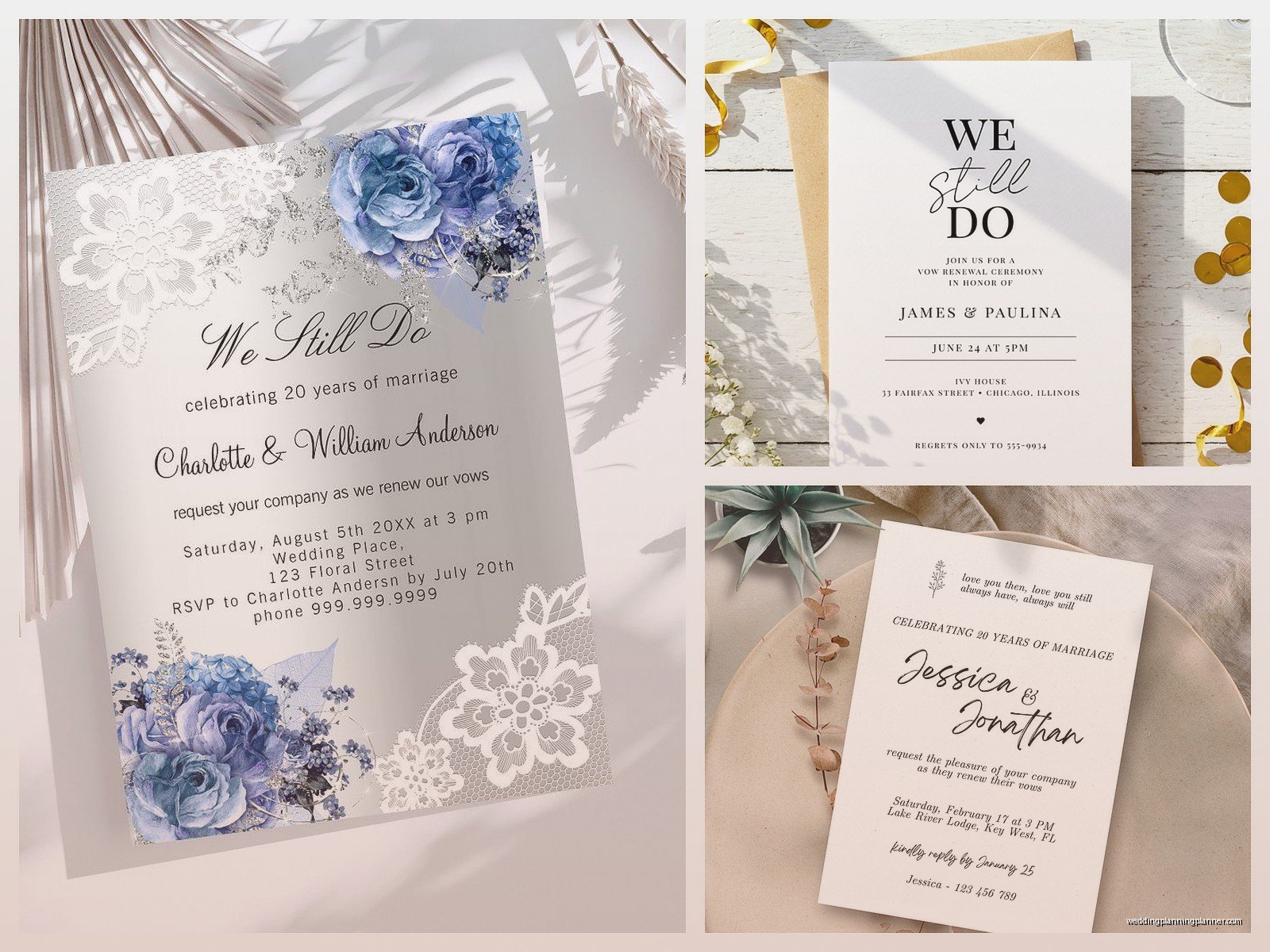 Wedding Renewal Invitations: Vow Renewal Celebration