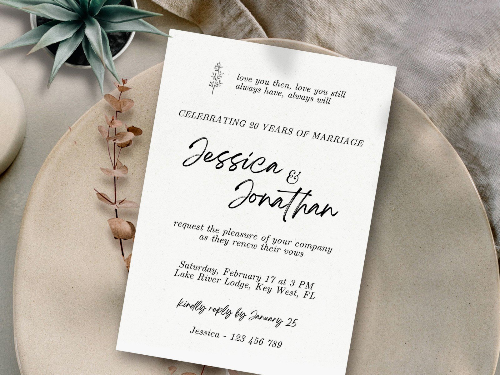 Wedding Renewal Invitations: Vow Renewal Celebration