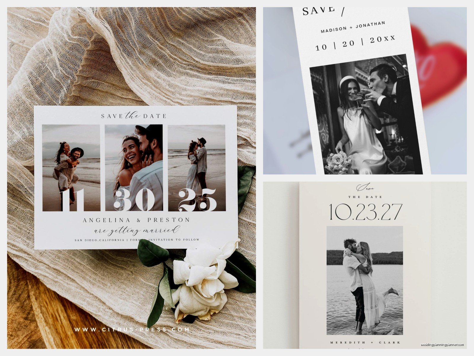 Wedding Save the Date Cards: Early Announcement Designs