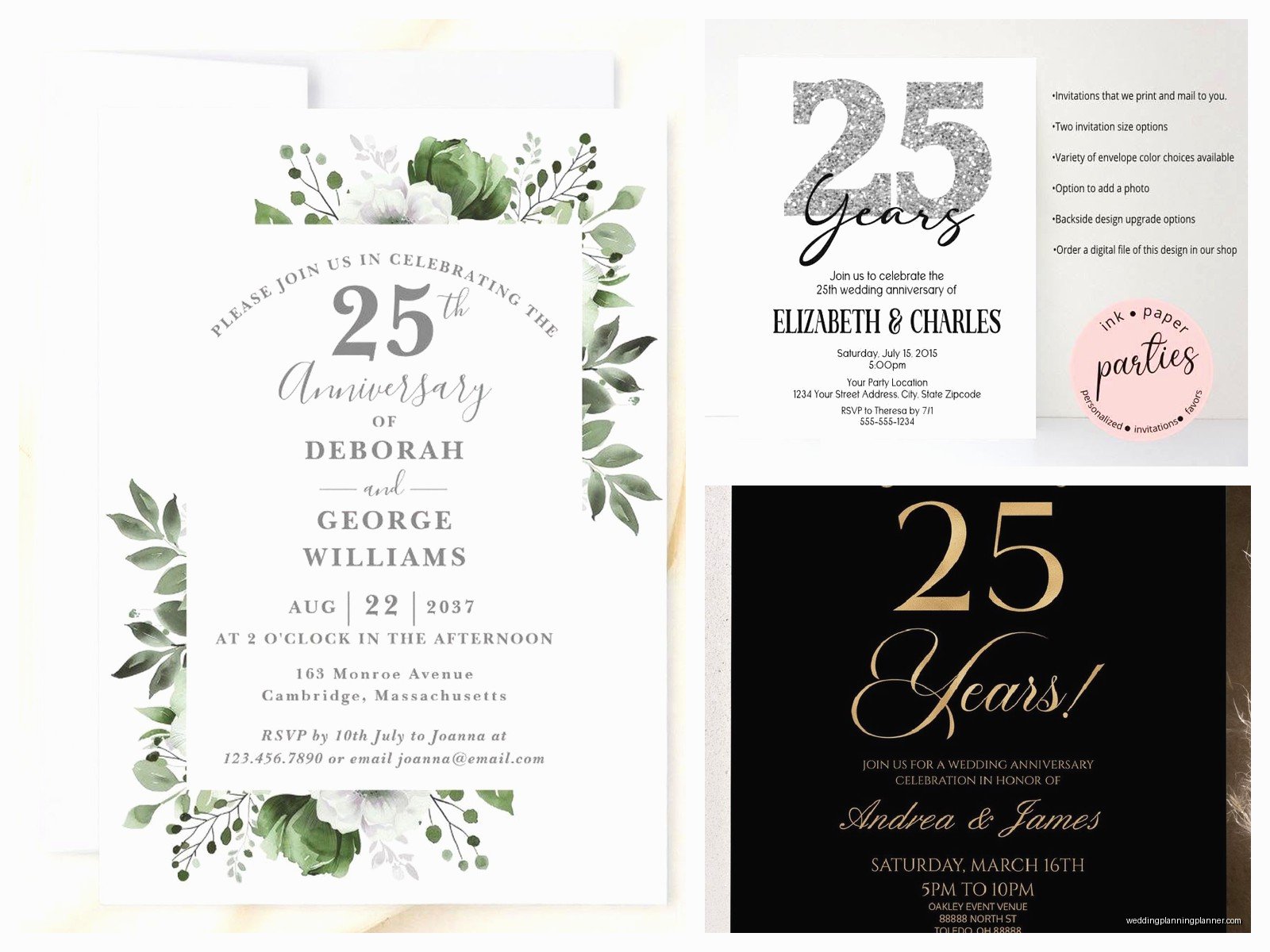 25th Wedding Anniversary Invitation Card: Design & Ordering Guide