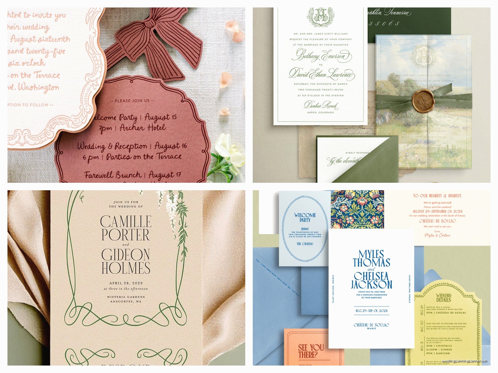 Bespoke Wedding Stationery: Custom Handcrafted Paper Suite