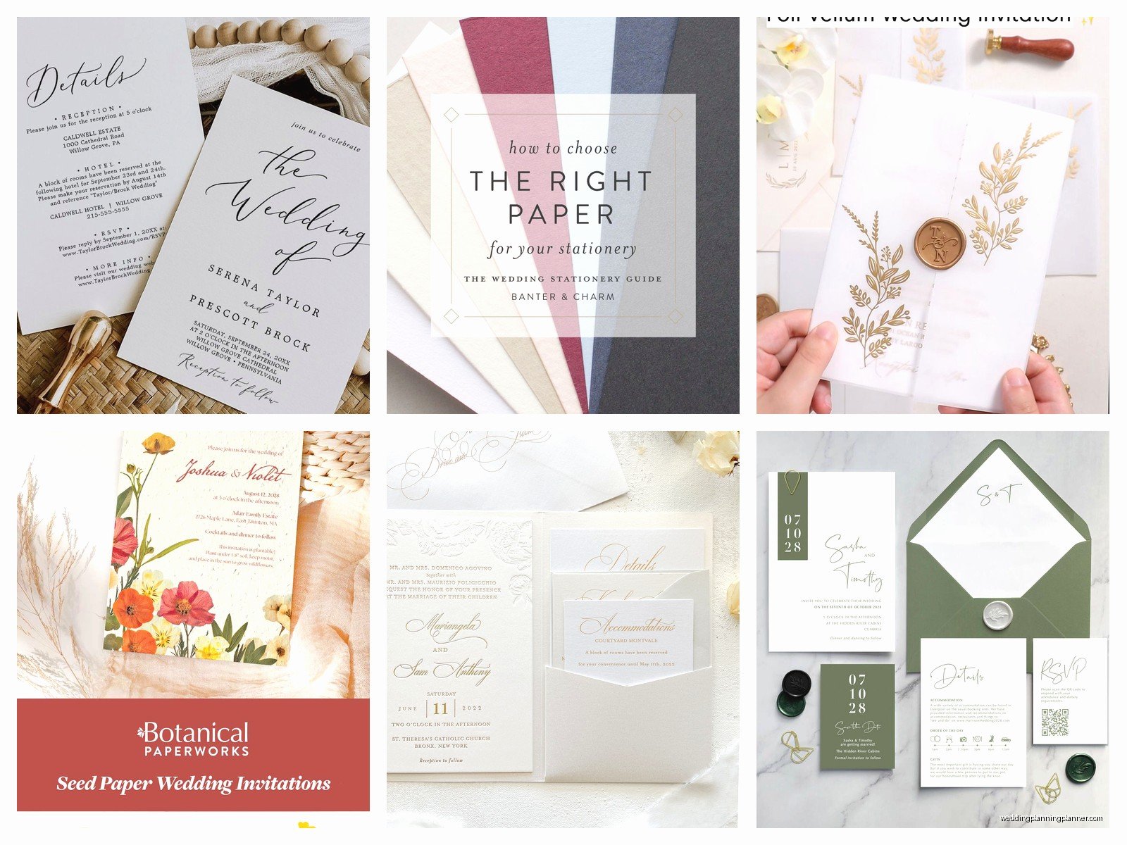 Best Paper for Wedding Invitations: Card Stock Guide