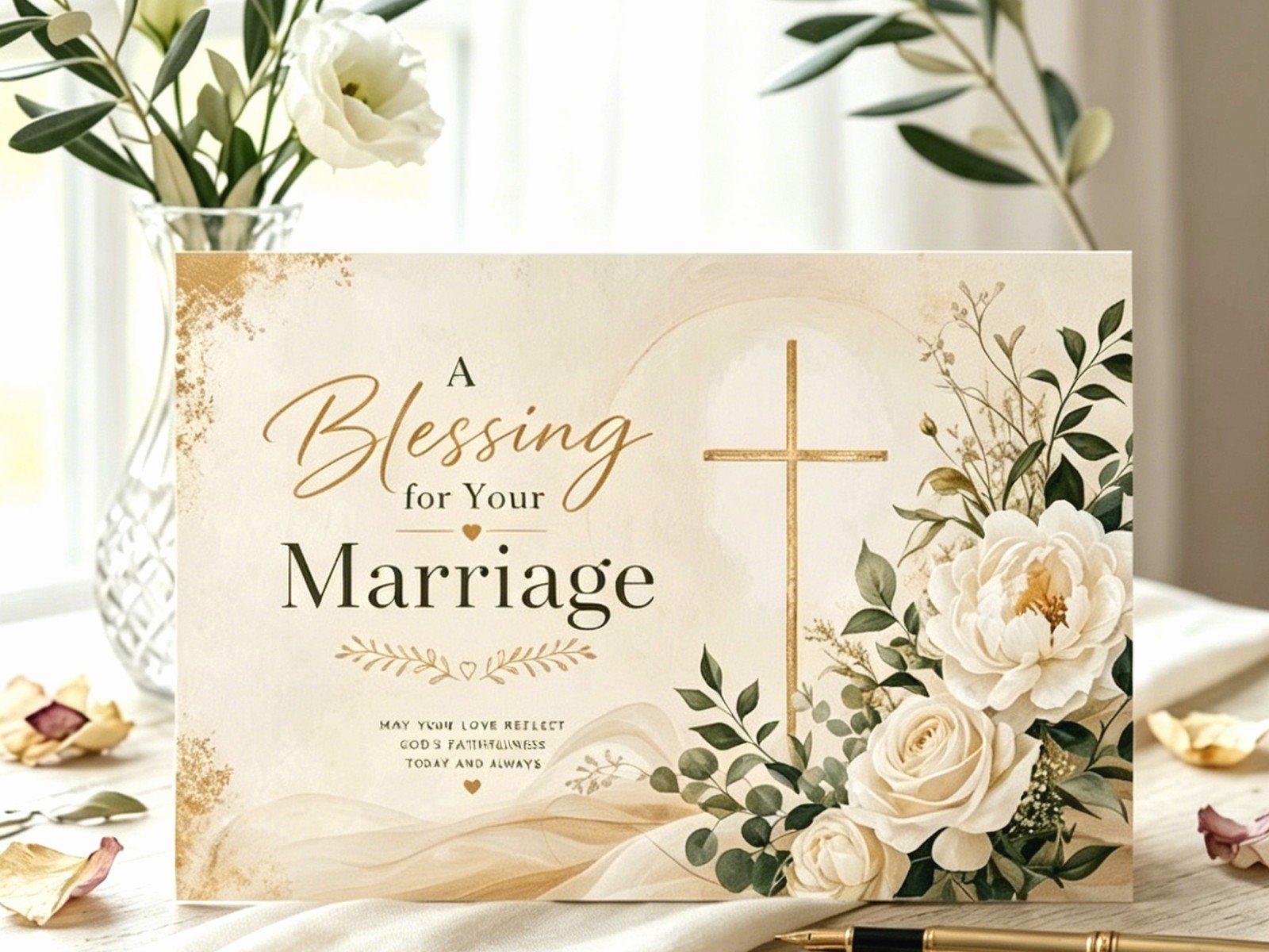Christian Marriage Card: Design & Ordering Guide