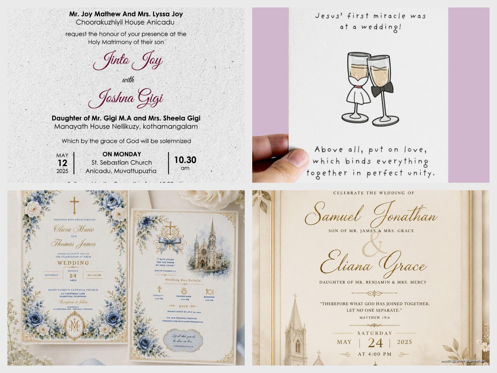 Christian Marriage Invitation Card: Design & Ordering Guide