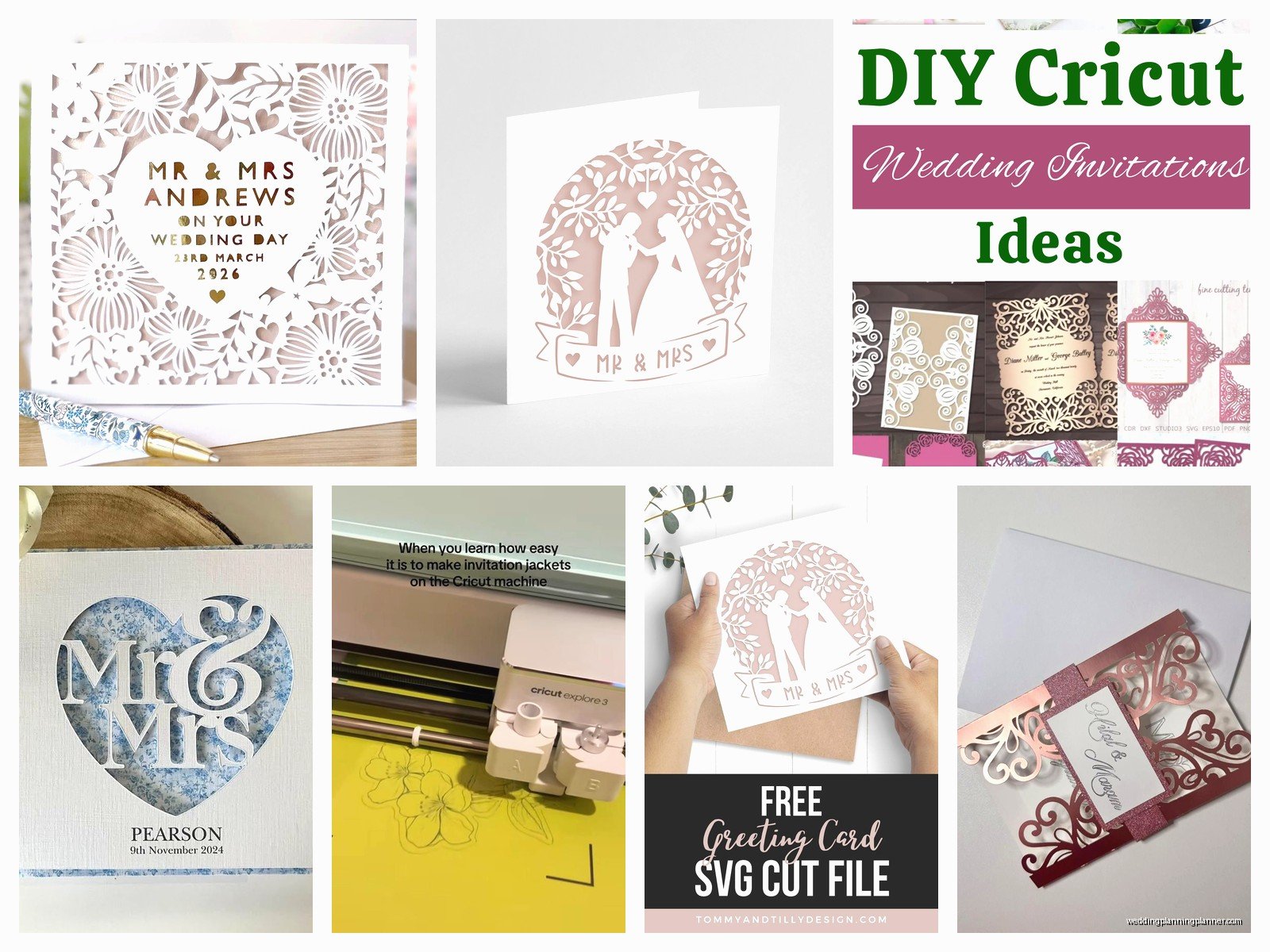 Cricut Wedding Card: Design & Ordering Guide
