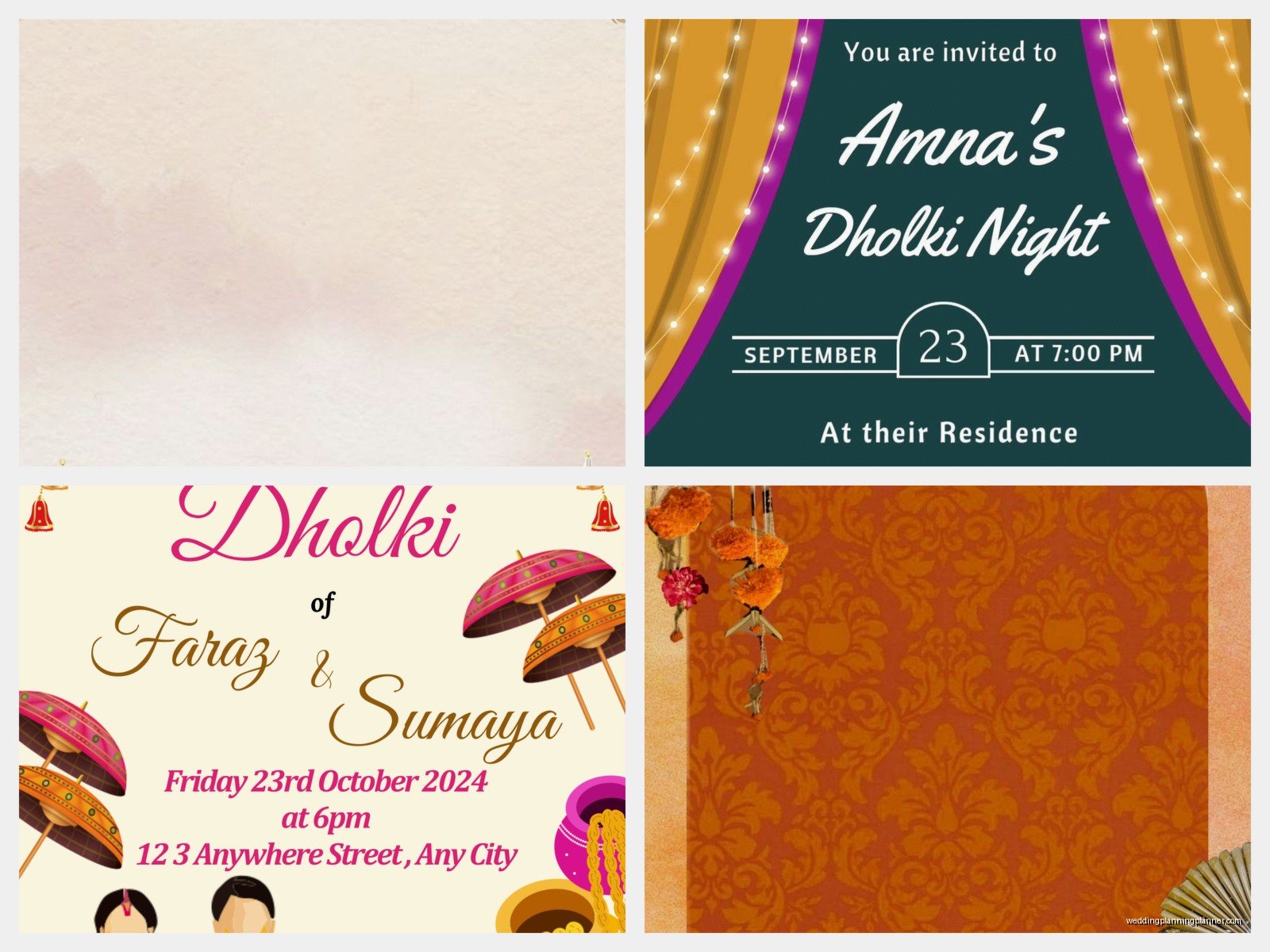 Dholki Invitation: Design & Ordering Guide